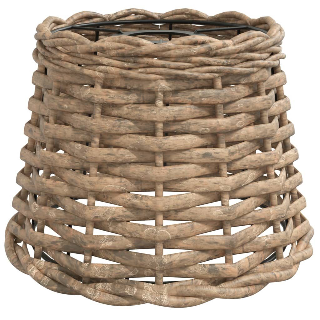 vidaXL Lampenschirm Lampenschirm Braun Ø20x15 cm Korbweide