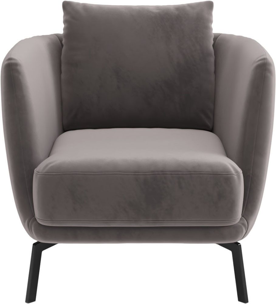 SCHÖNER WOHNEN-Kollektion Sessel Pearl Cocktailsessel mit schmalen Armlehnen und geschwungenen Rücken, elegant und zeitlos mit tollem Sitzkomfort, Solitärmöbel