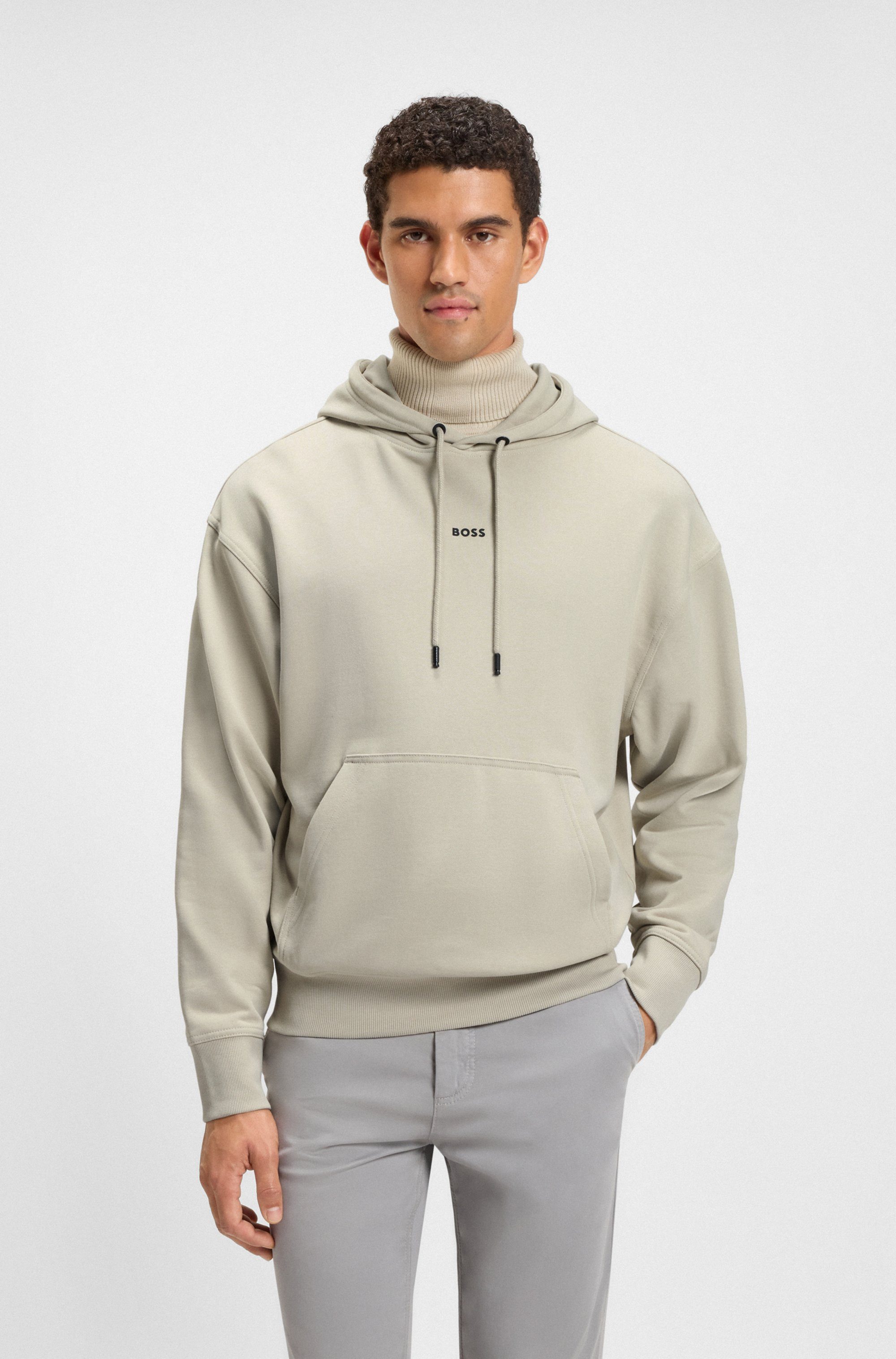 BOSS ORANGE Kapuzensweatshirt WeSmallhood mit Kängurutasche