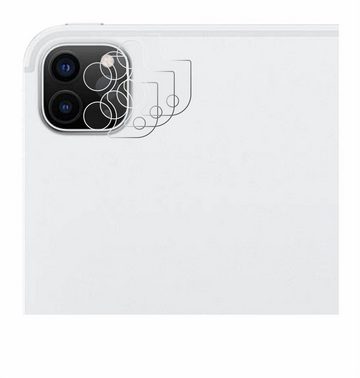 Savvies Schutzfolie für Apple iPad Pro 12.9" WiFi Cellular 2021 (NUR Kameraschutz, 5. Gen), Displayschutzfolie, 18 Stück, Folie klar