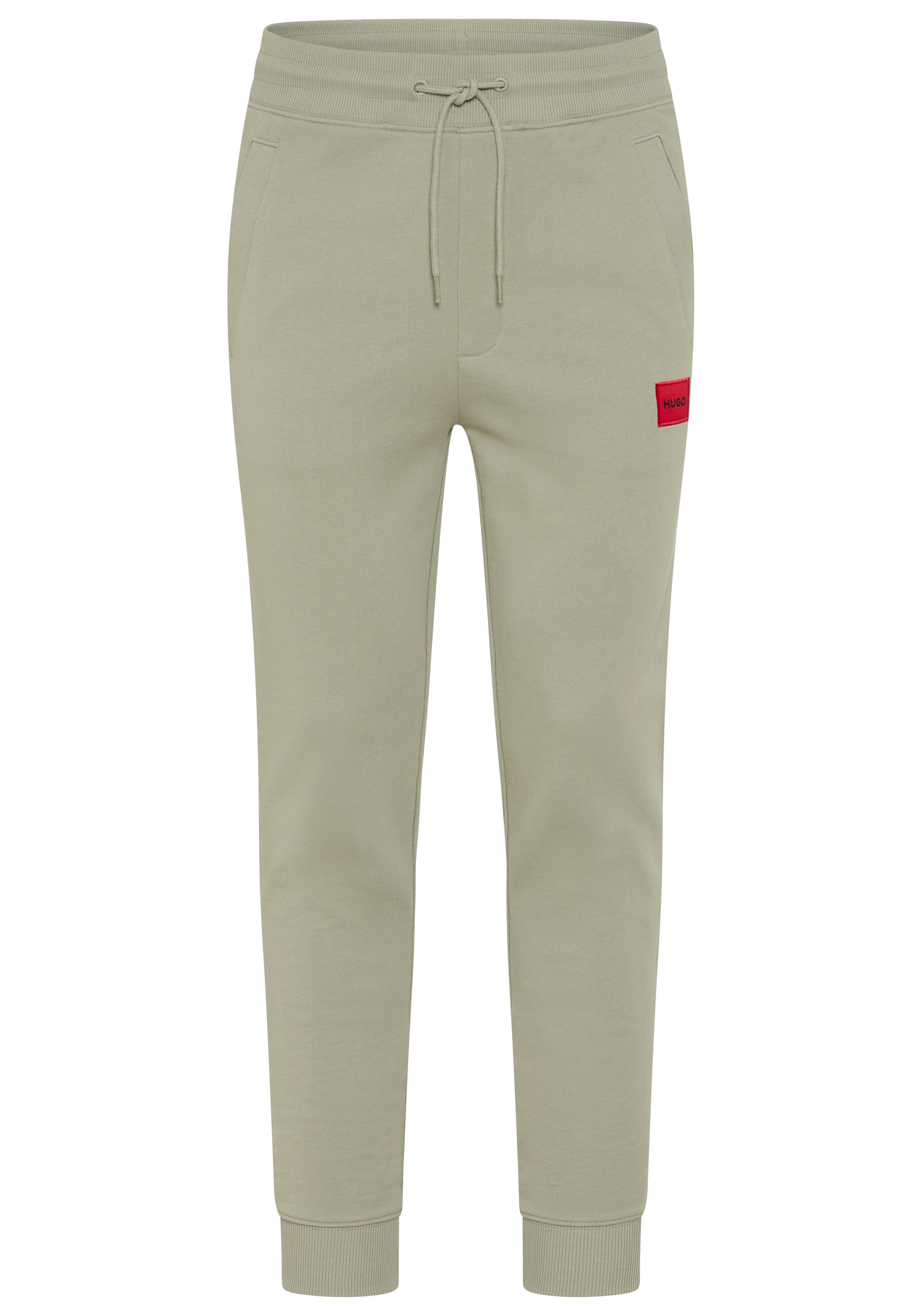 HUGO Sweathose Doak elastischer Bund, Regular Fit, Seitentaschen, Gesäßtasche