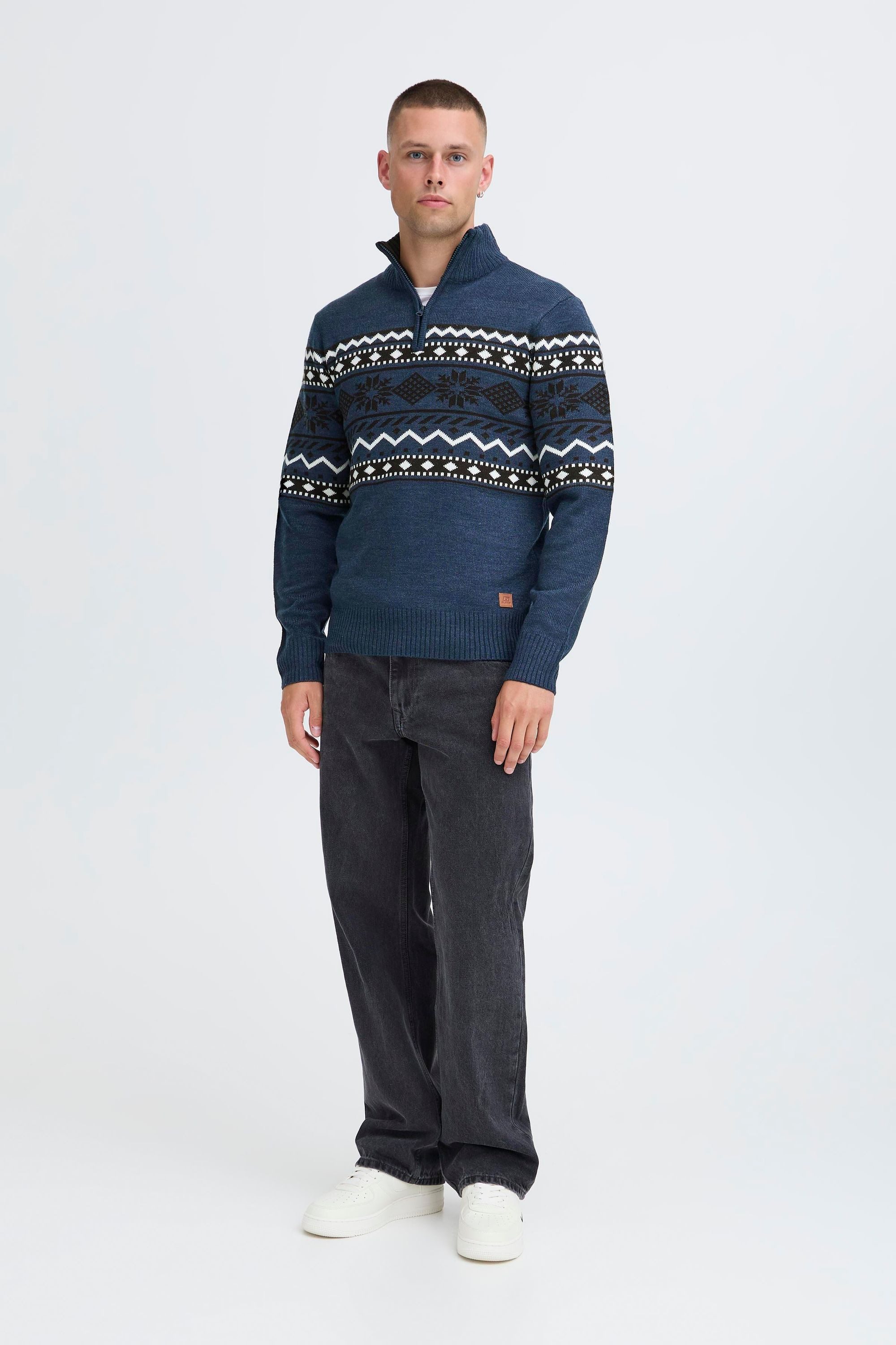 Blend Troyer BHNolan Klassischer Troyer mit Norweger-Muster