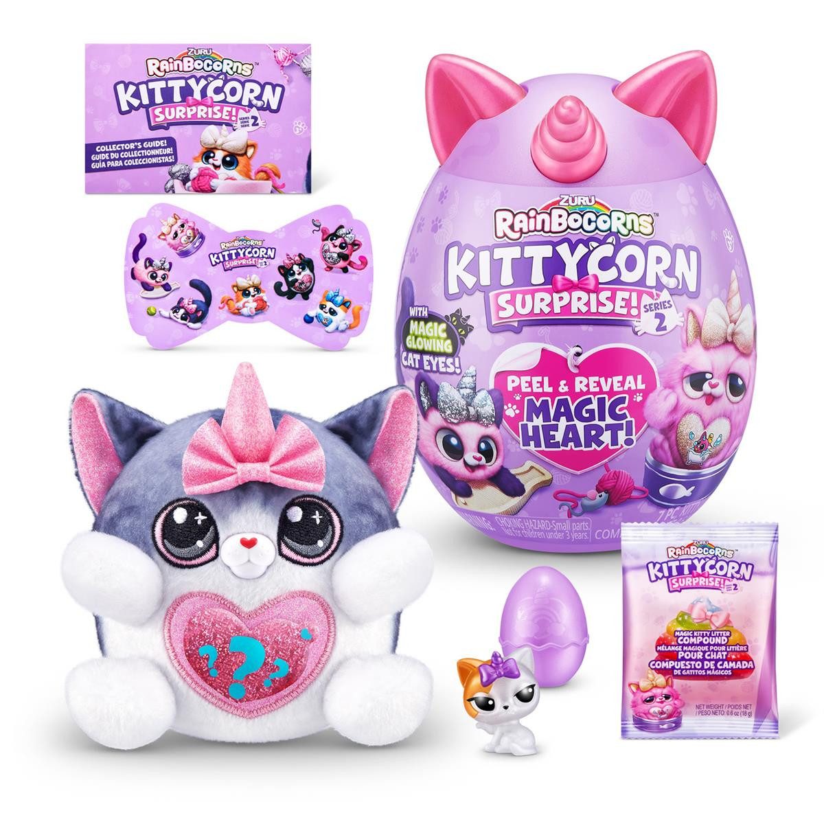 ZURU Plüschfigur Rainbocorns Kittycorn Serie 7 - Amerikanische Kurzhaarkatz günstig online kaufen