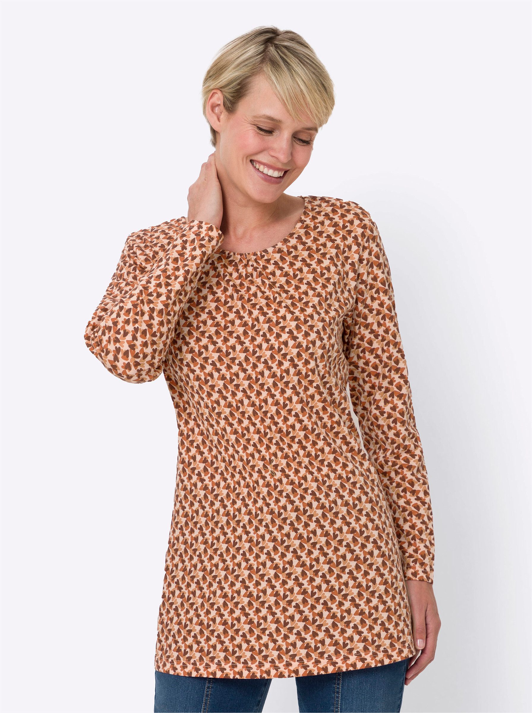 T-Shirt Longshirt Langarm