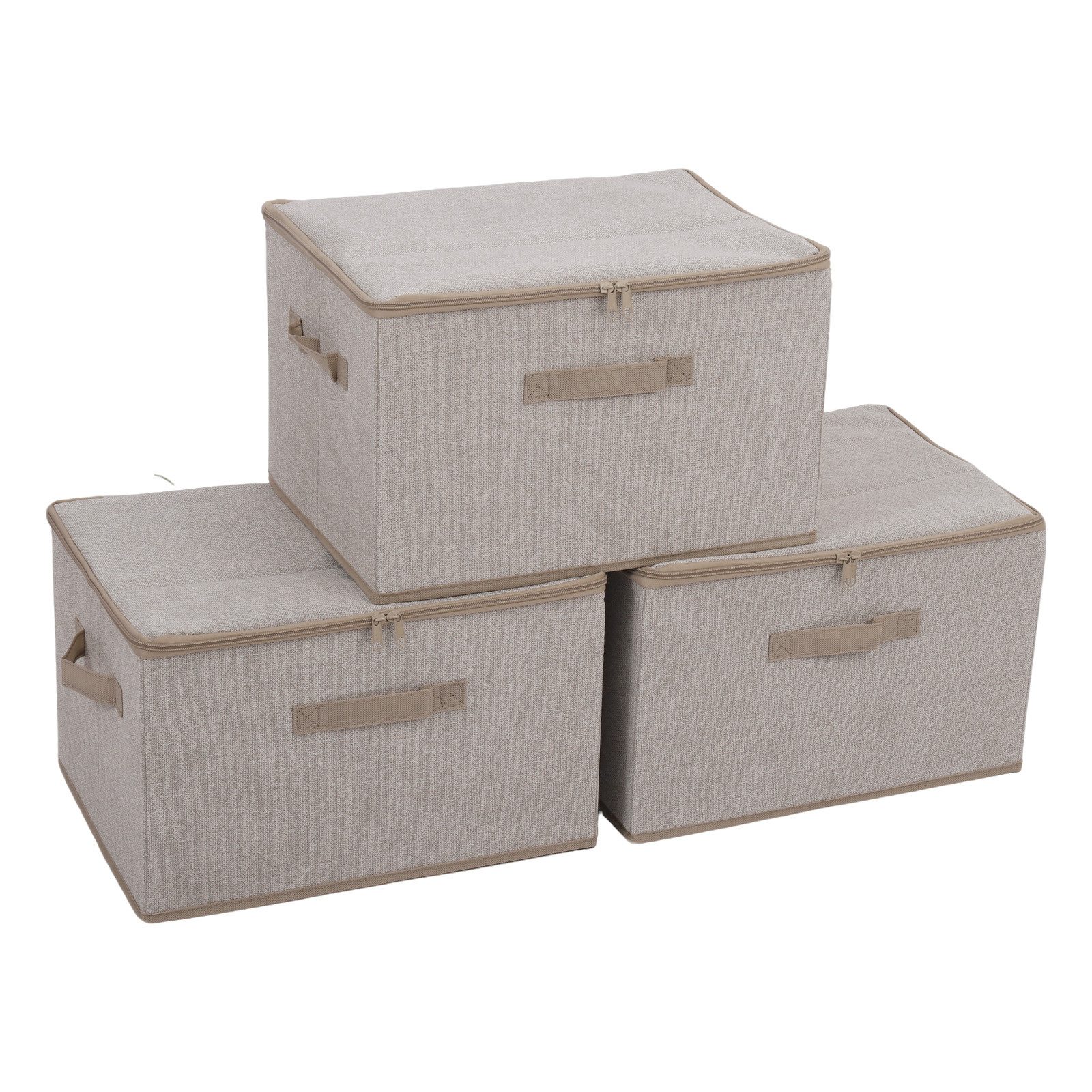 Sekey Aufbewahrungsbox Aufbewahrungsbox mit Deckel aus Vliesstoff Faltbare günstig online kaufen