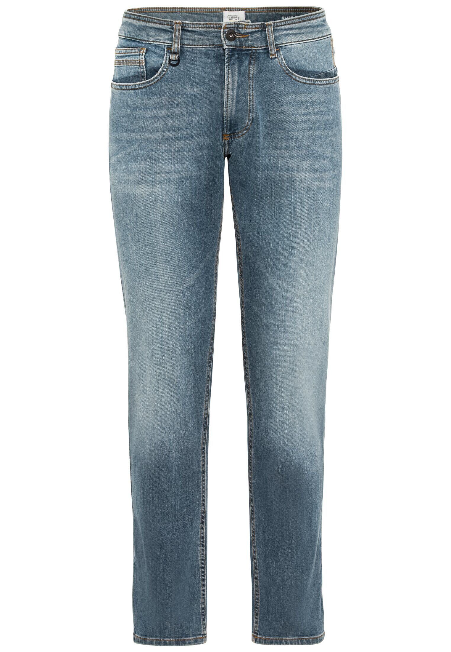 Straight-Jeans active camel