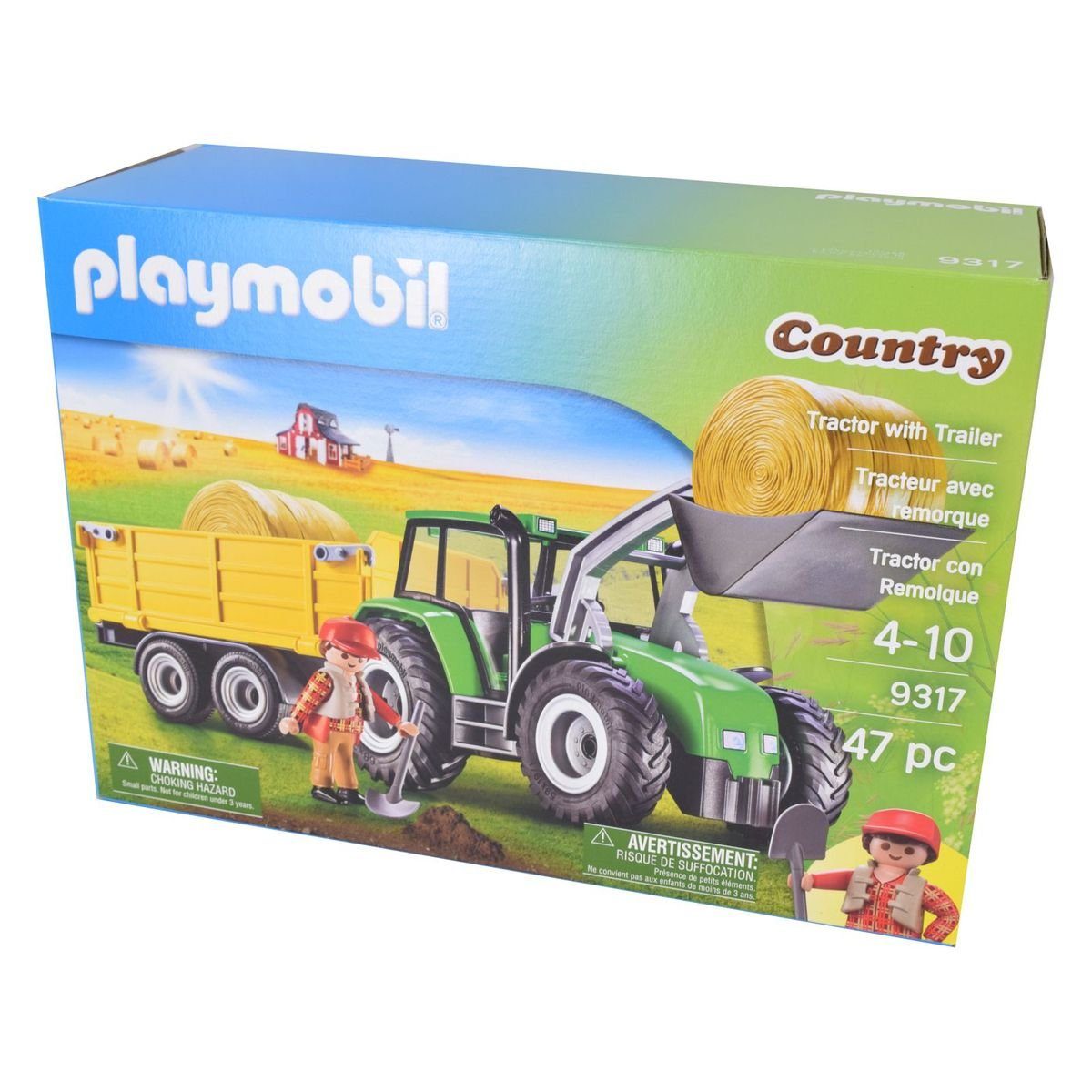 Playmobil® Playmobil Country Traktor mit Anhänger 9317 Spielbausteine, (931 günstig online kaufen
