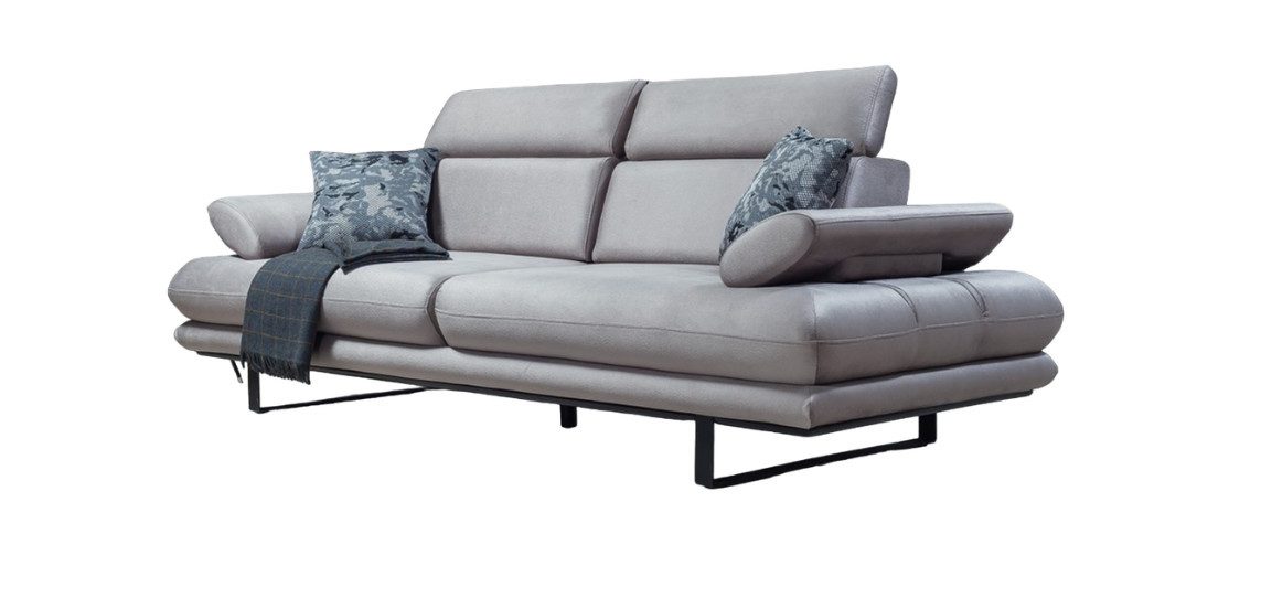 Villa Möbel Sofa Energy, 2-Sitzer 1 Teile, mit Relax-/Bettfunktion durch verstellbare Rückenlehne