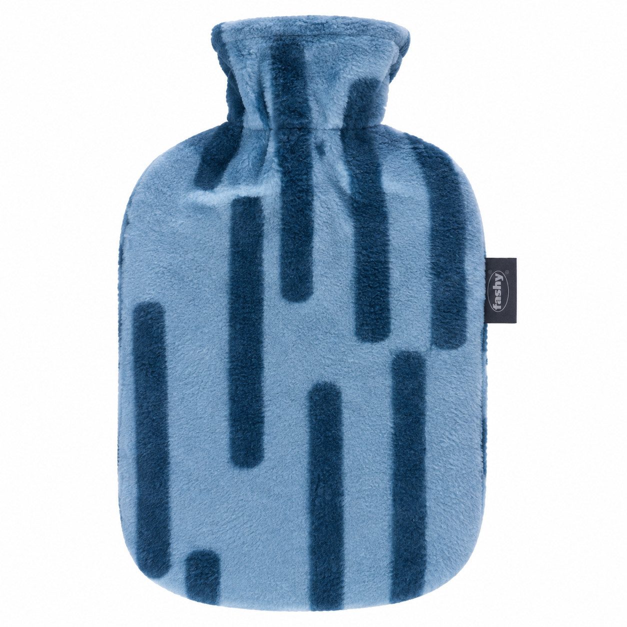 Fashy Wärmflasche Wärmflasche 2,0 L mit flauschigem Bezug thermoplastisches Material