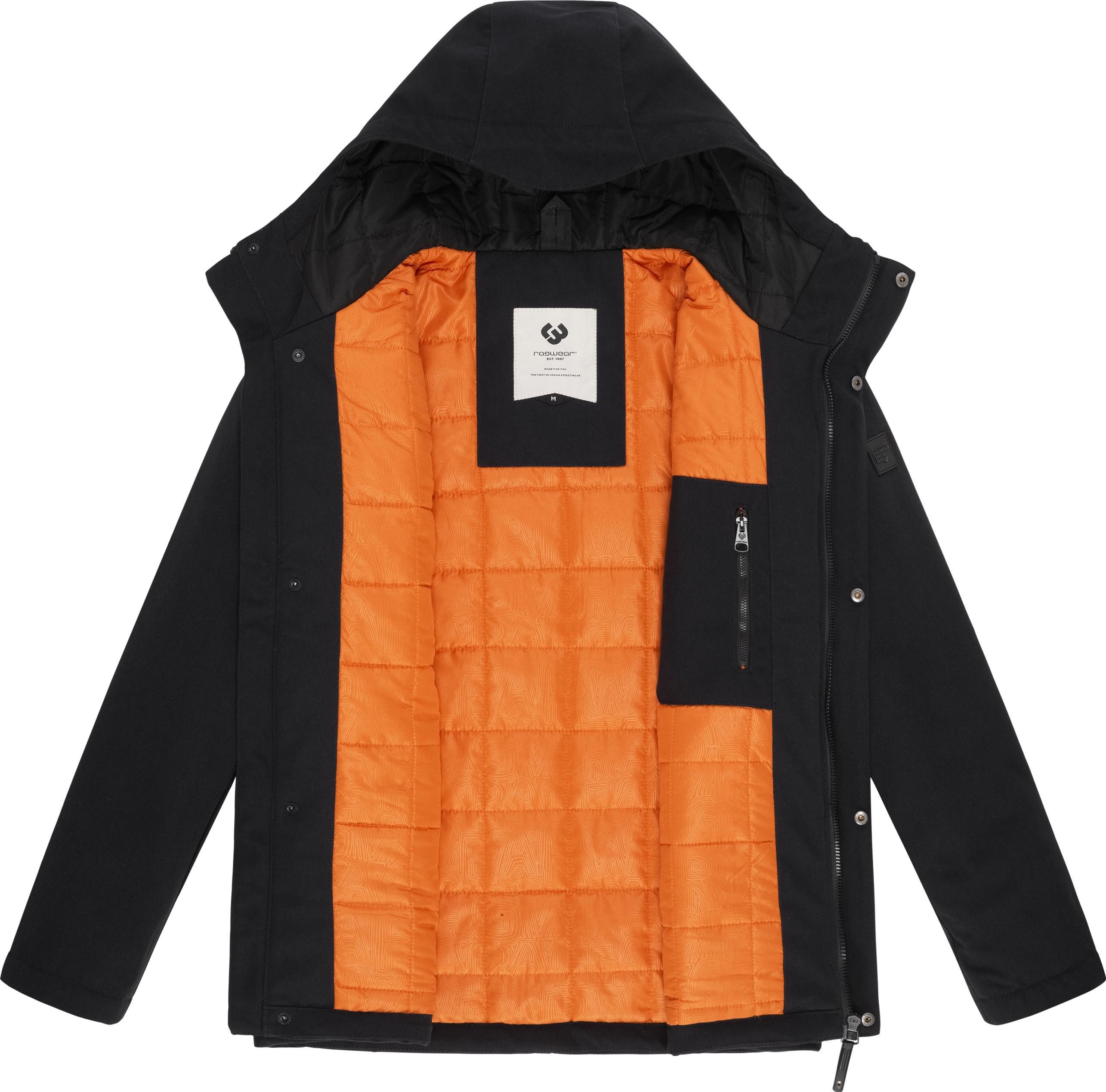 Ragwear Winterjacke Mr Them stylische Herren Outdoorjacke mit großer Kapuze