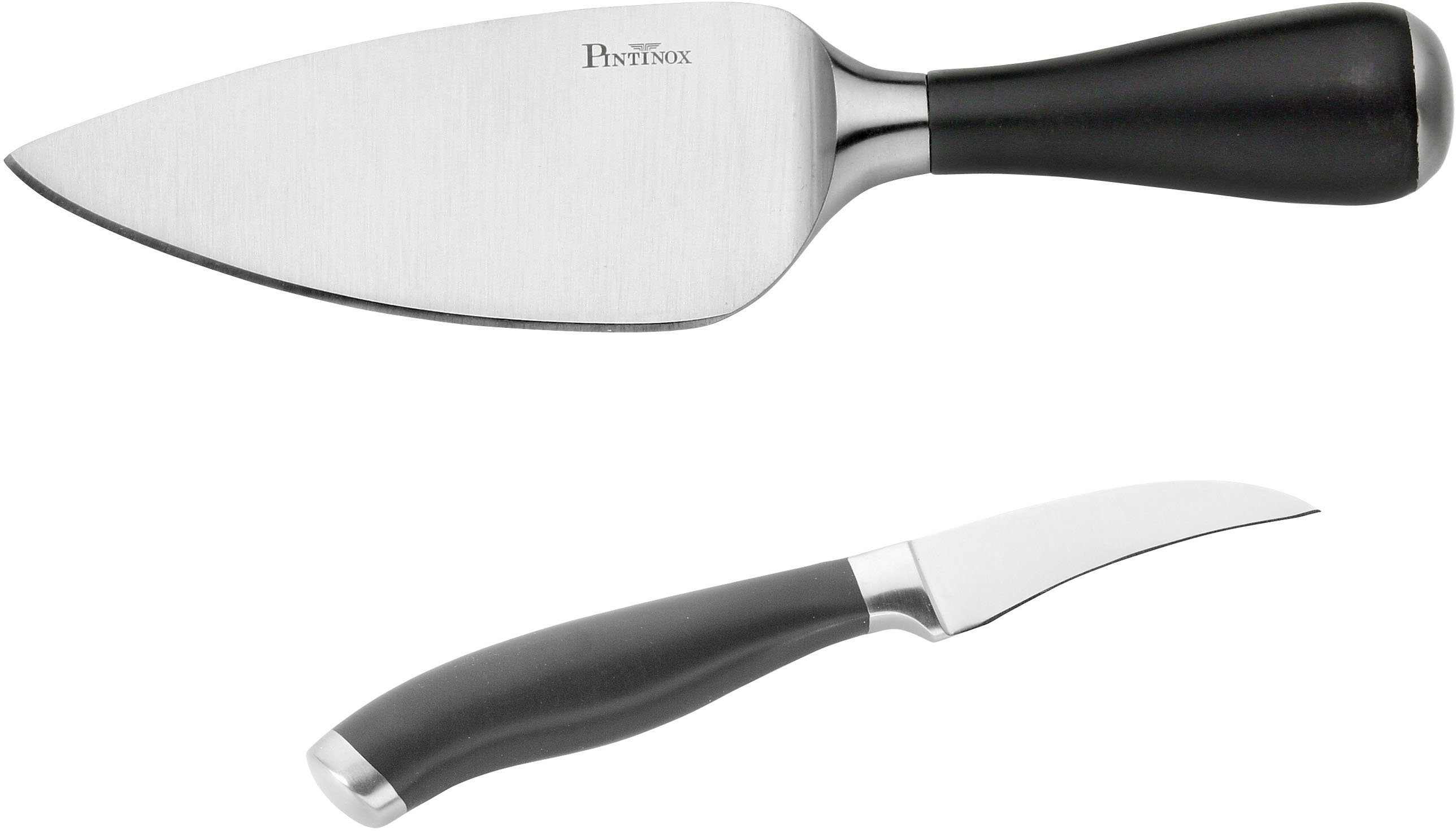 PINTINOX Allzweckmesser Coltelli Professional, Parmesankäsemesser und Gemüsemesser, Edelstahl/Kunststoff