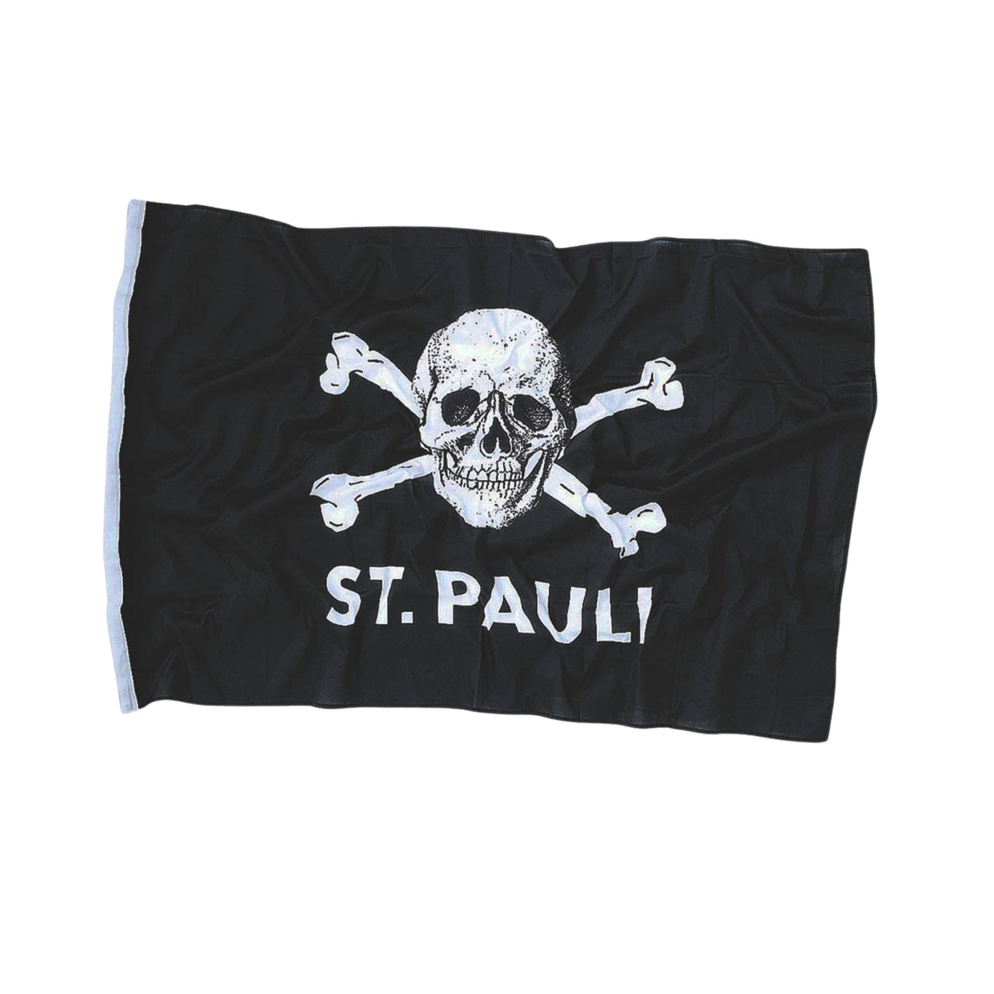 FC St. Pauli Flagge FC St. Pauli - Fahne Totenkopf 100x150 cm - schwarz