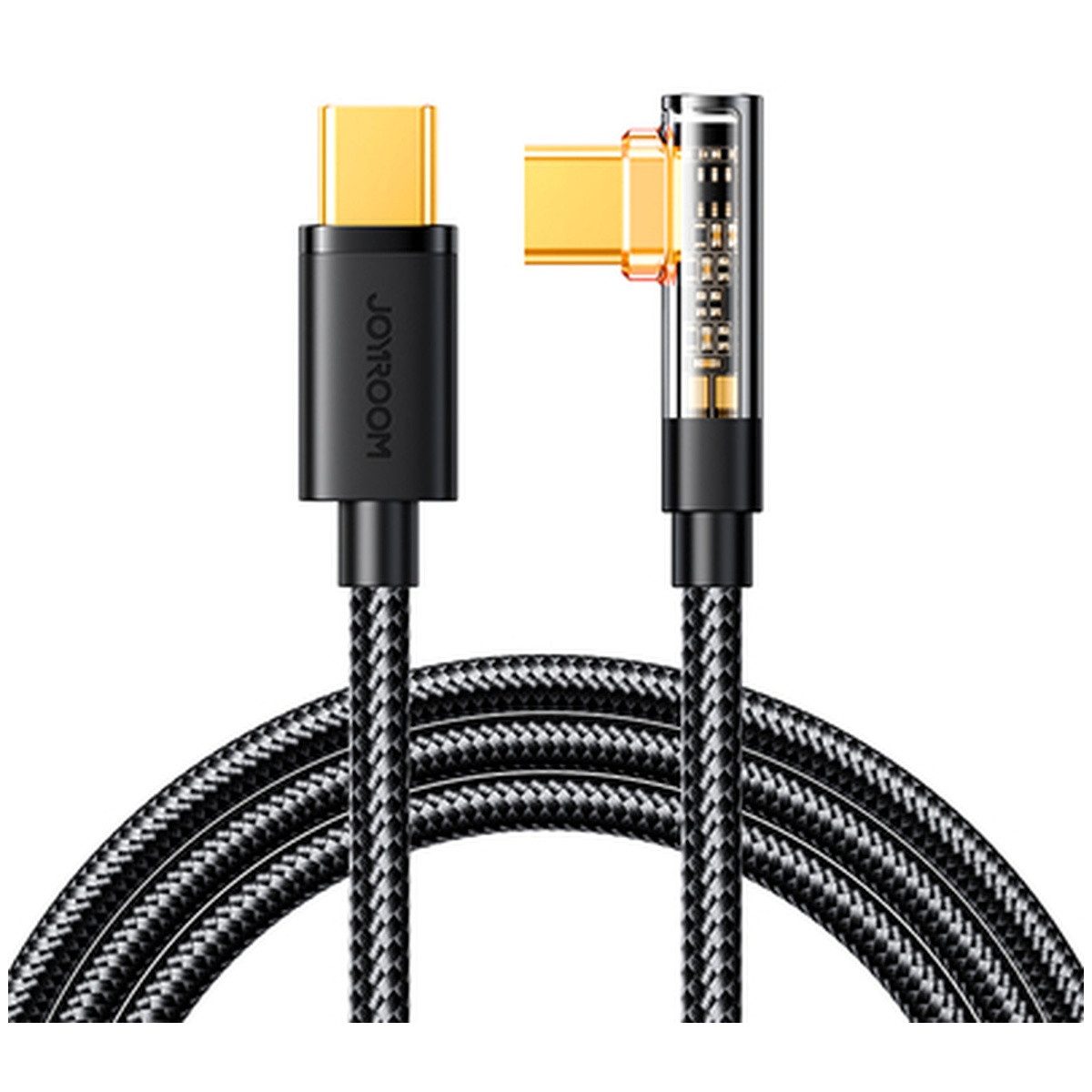 JOYROOM Joyroom Gaming Kabel S CC100A6 USB-C gewinkelt USB-C gerade Smartphone-Ladegerät