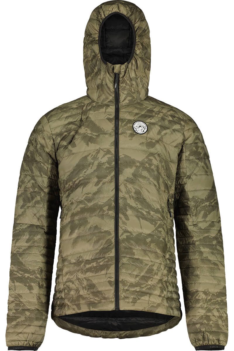 Maloja Winterjacke Winter-Daunenjacke AlmajM ReDown (winddicht, warm) camogrün Herren