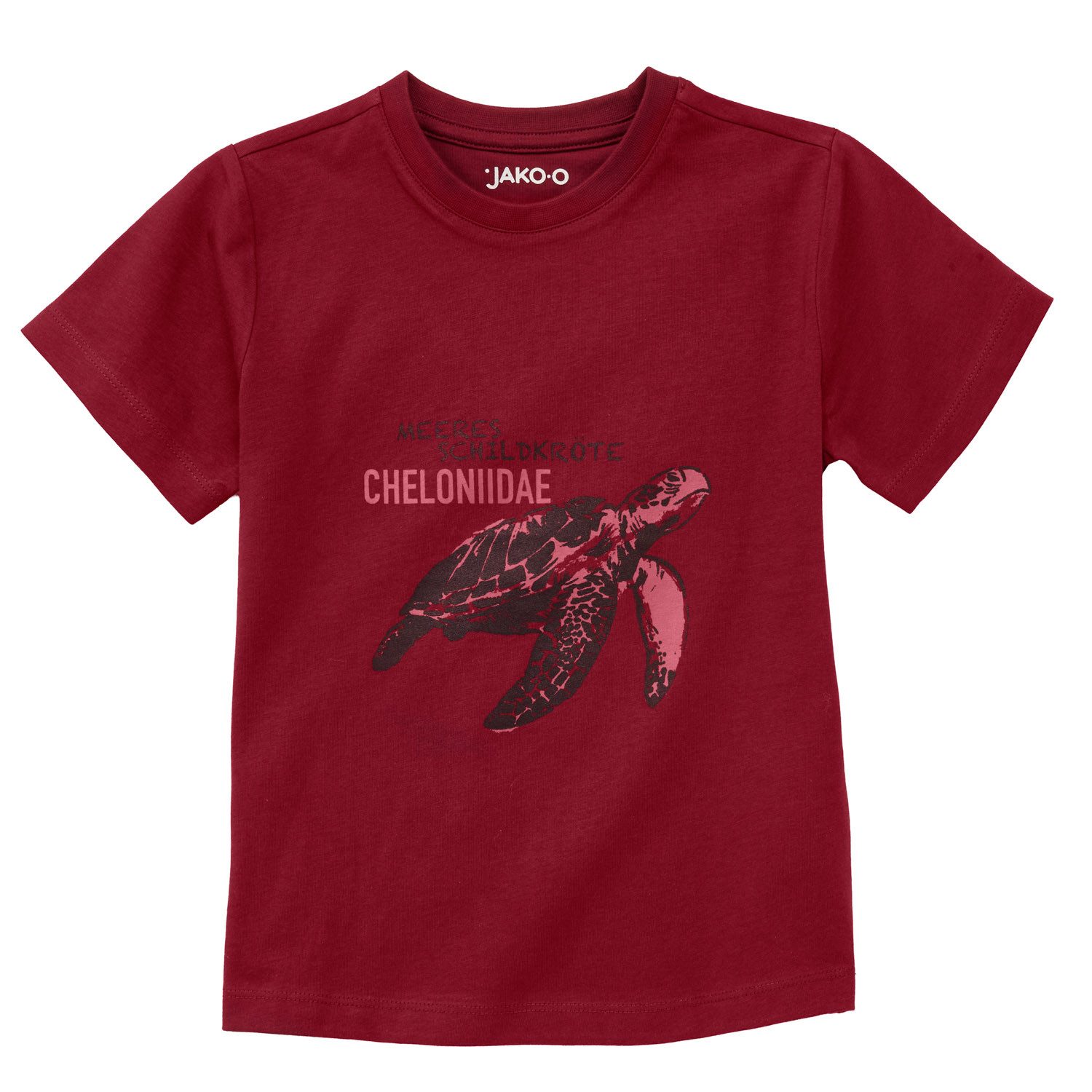 JAKO-O Print-Shirt JAKO-O Kinder T-Shirt Tier, biking red, Schildkröte