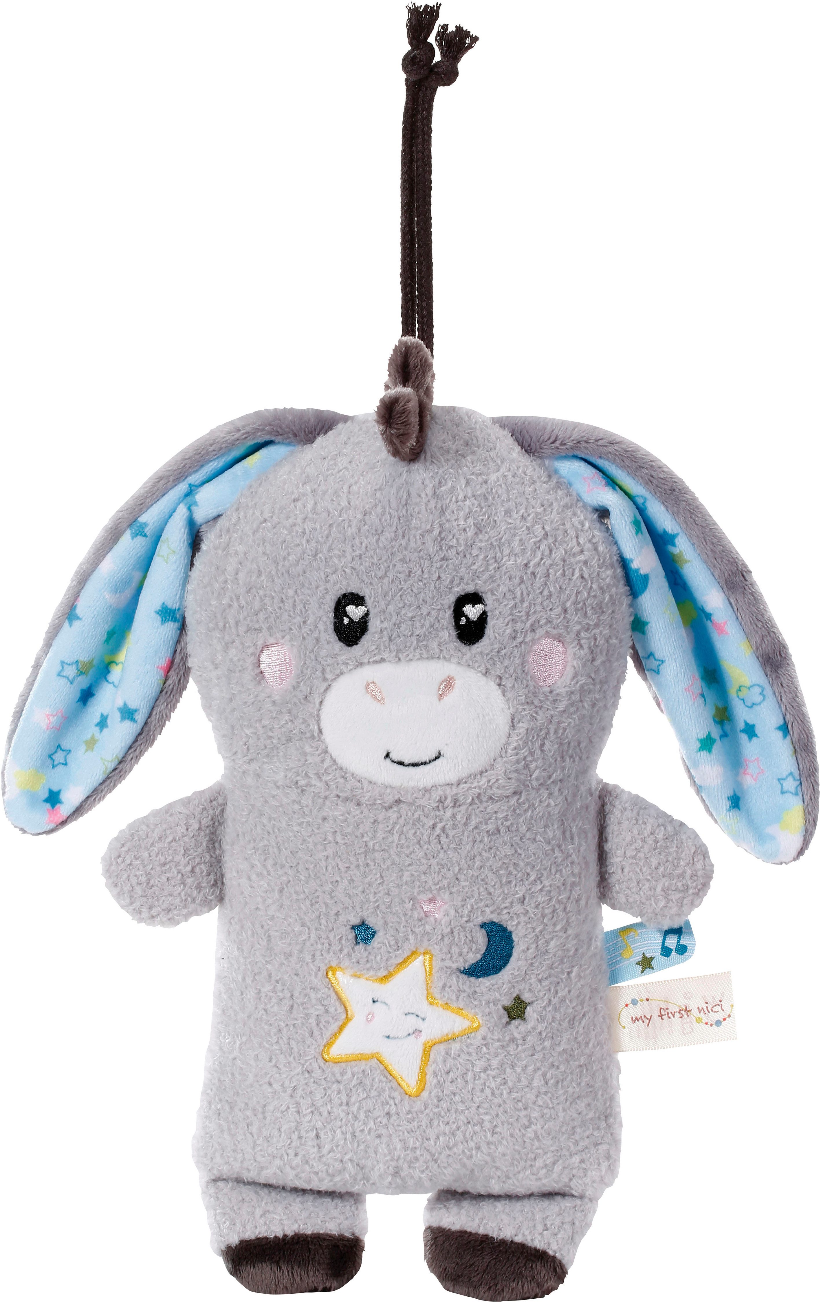 Nici Kuscheltier My First NICI, Esel Littledoo 25 cm, Baby Einschlafhilfe; mit Licht und Sound