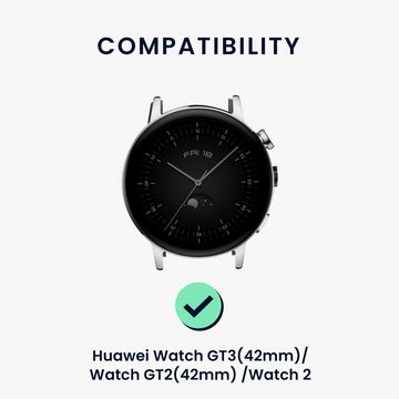 kwmobile Uhrenarmband Armband für Huawei Watch GT3 (42mm) / Watch GT2 (42mm) / Watch 2, Ersatzarmband Fitnesstracker - Fitness Band Silikon