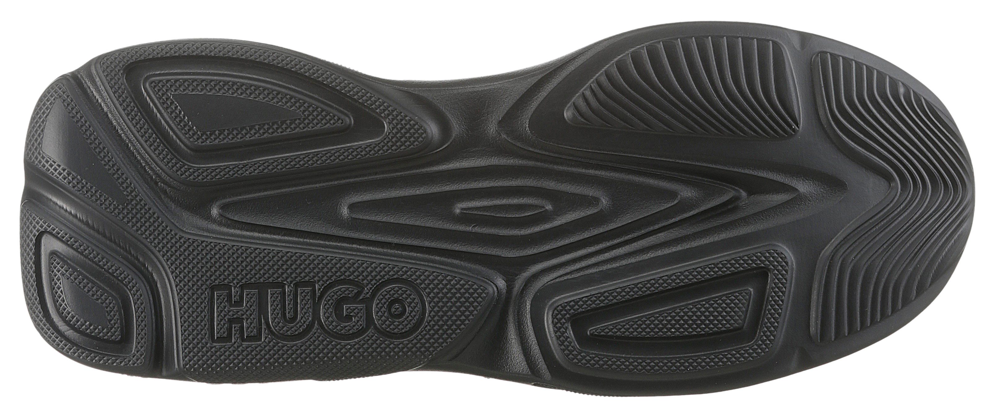 HUGO Leon Runn Sneaker, Halbschuh, Freizeitschuh, Schnürschuh, Logoschriftzug an der Ferse