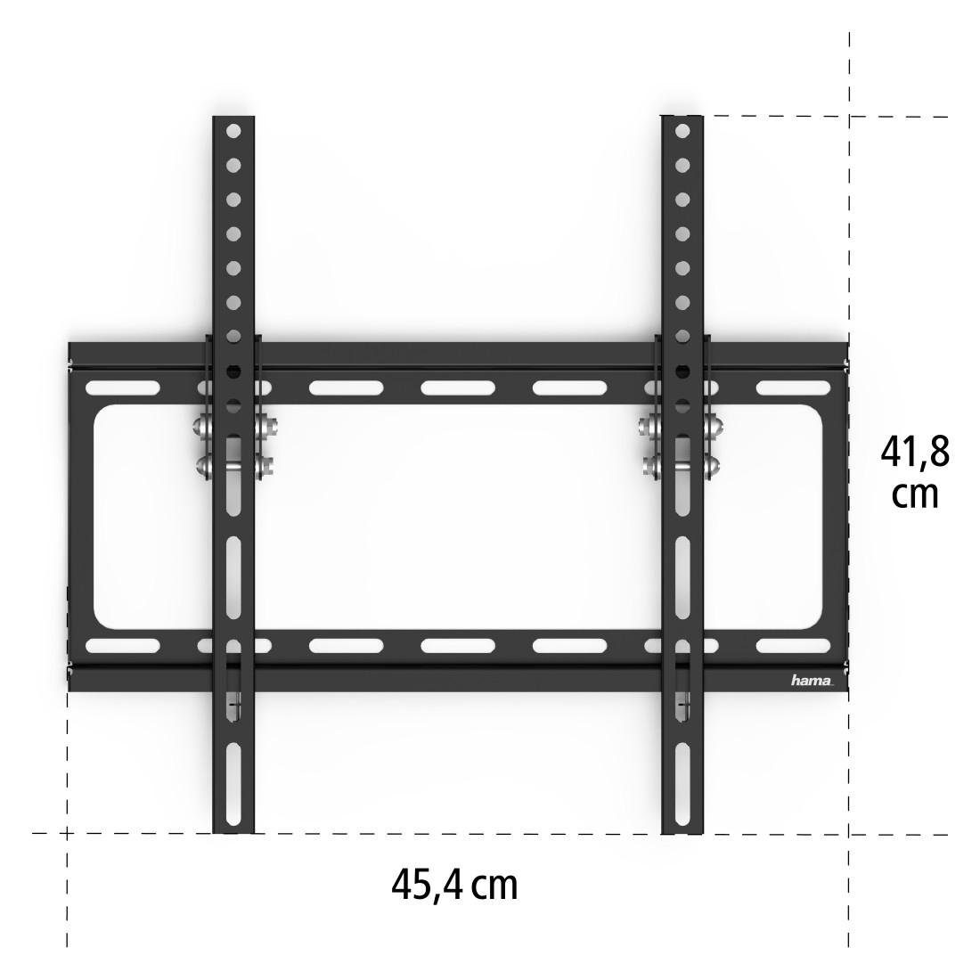 Hama TV-Wandhalterung TILT, 165 cm Wandhalter TV-Wandhalterung, (bis Zoll) (65), Schwarz 65