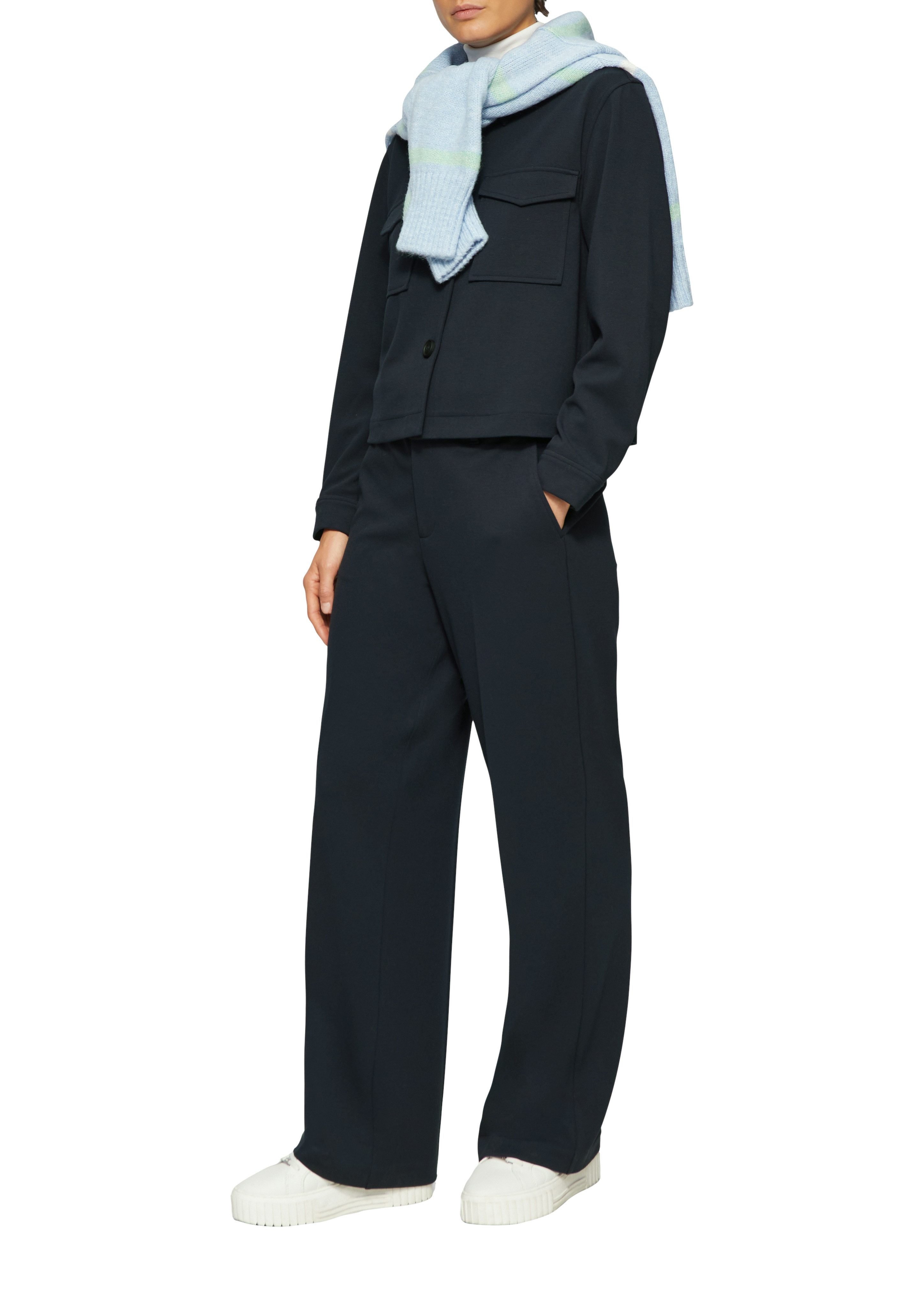 s.Oliver Jerseyhose aus Struktur-Jersey günstig online kaufen