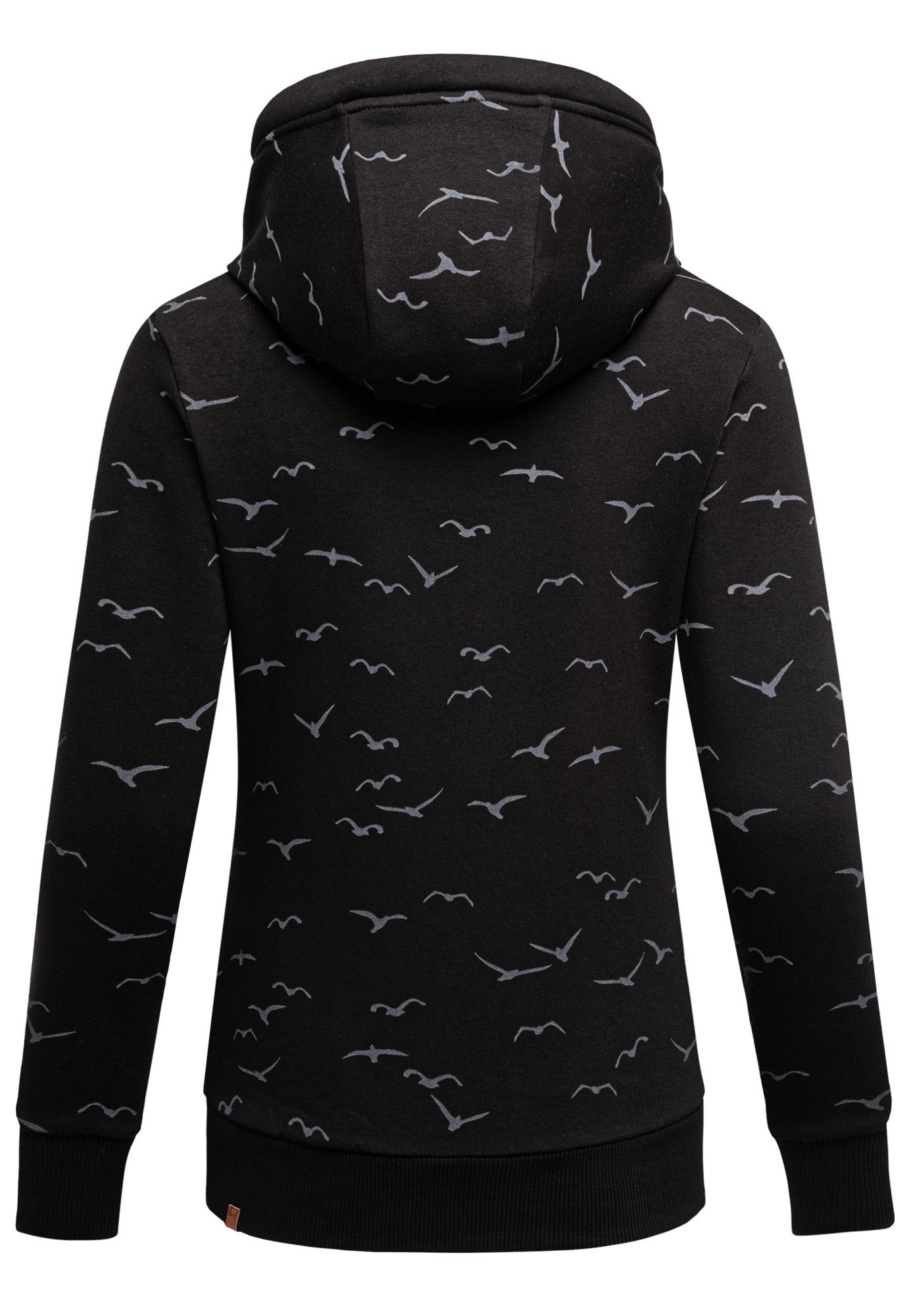 REPUBLIX Kapuzenpullover HARVA Damen Kapuzenpullover Print Sweatjacke Pullover Hoodie