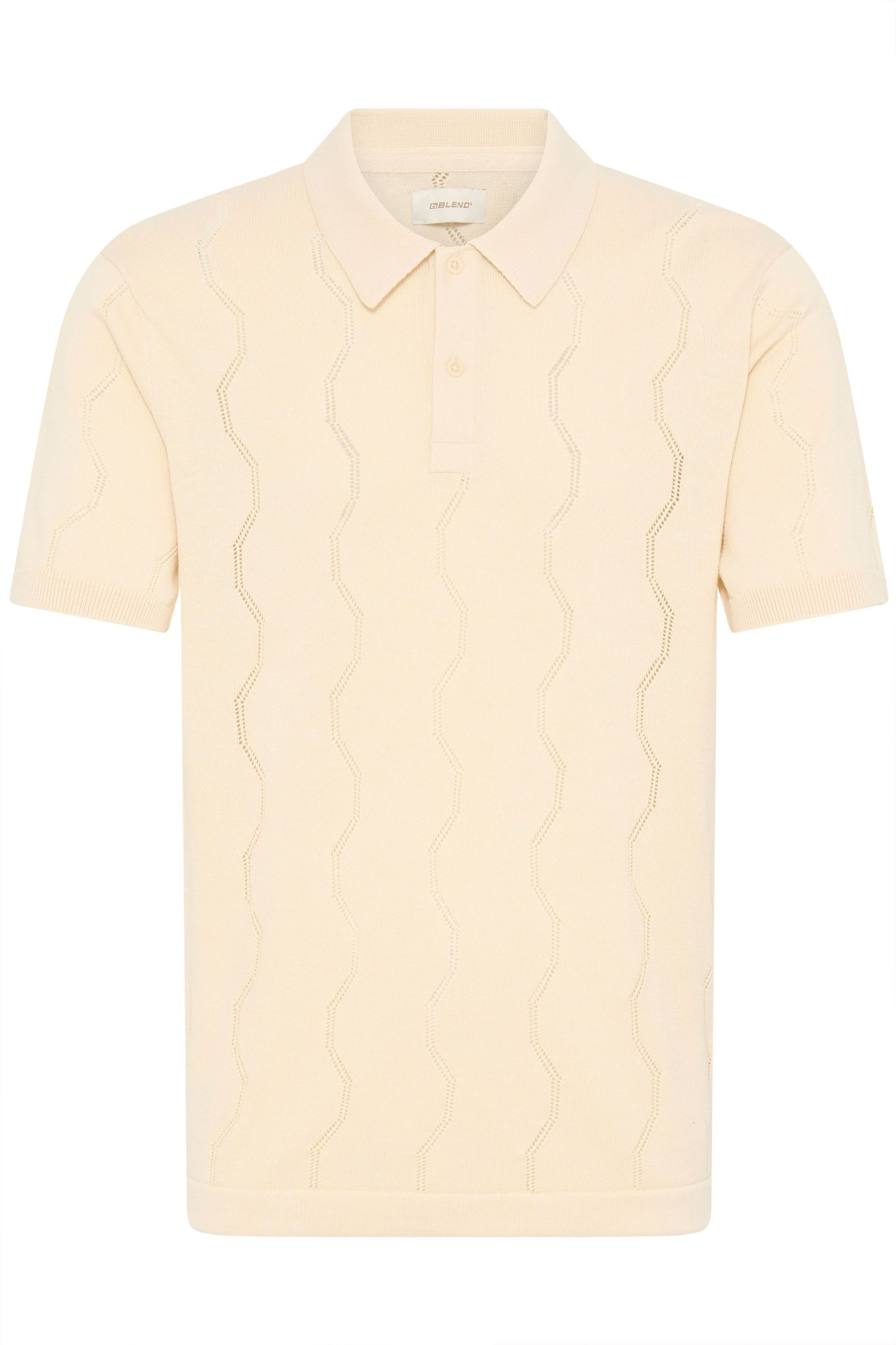 Blend Poloshirt BHDuran Knit (1-tlg) Modernes Poloshirt mit Lochstrickmuster