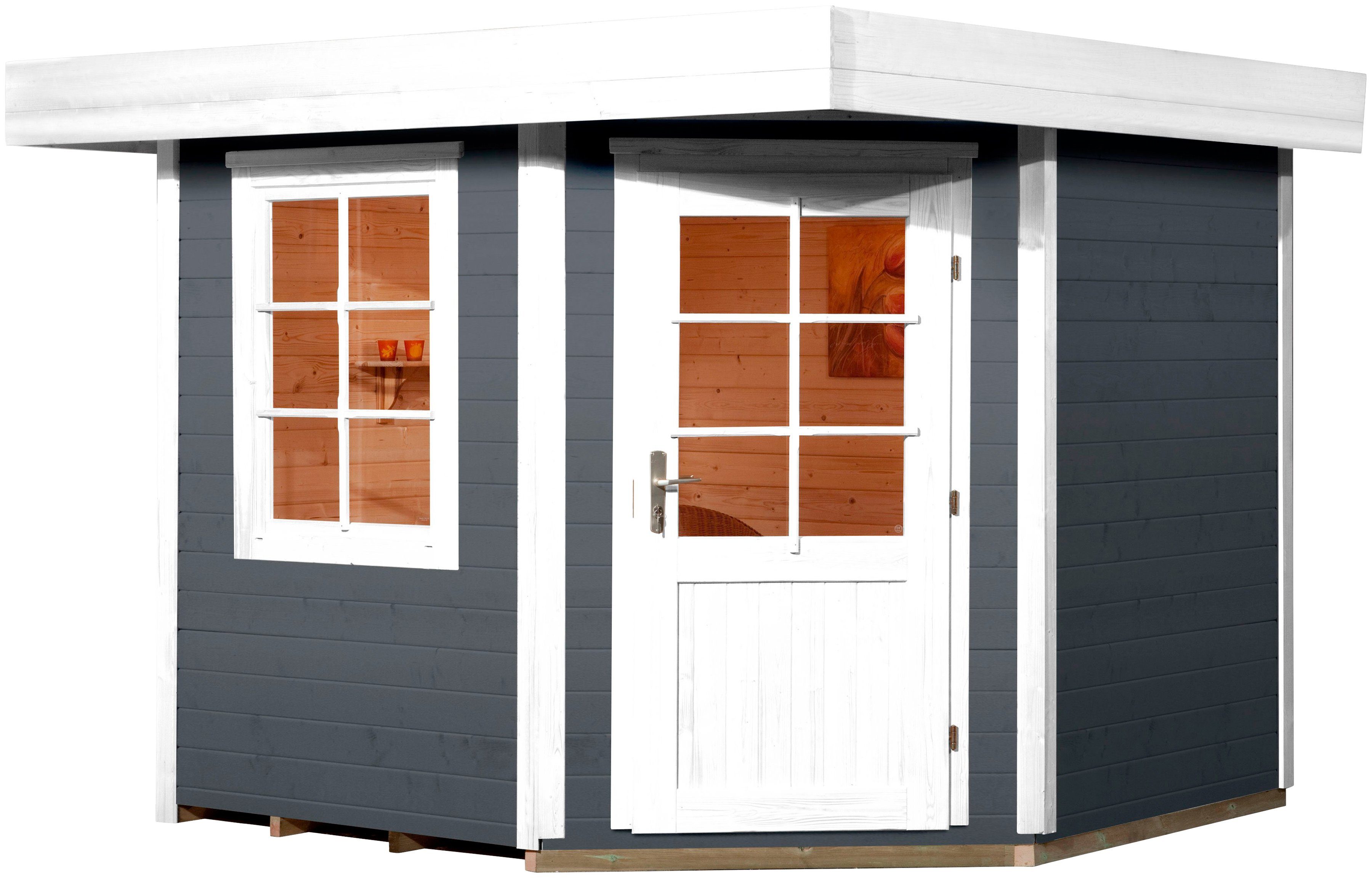 weka Gartenhaus Designhaus 213 Gr.2, BxT: 338x338 cm