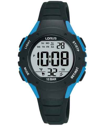 LORUS Chronograph Sports digital, R2359PX9, Armbanduhr, Quarzuhr, Kinderuhr, ideal auch als Geschenk