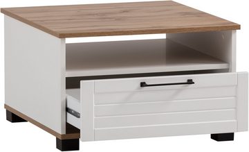 Schildmeyer Couchtisch Jelda, Breite 60 cm, Schubladenfront in Landhausoptik