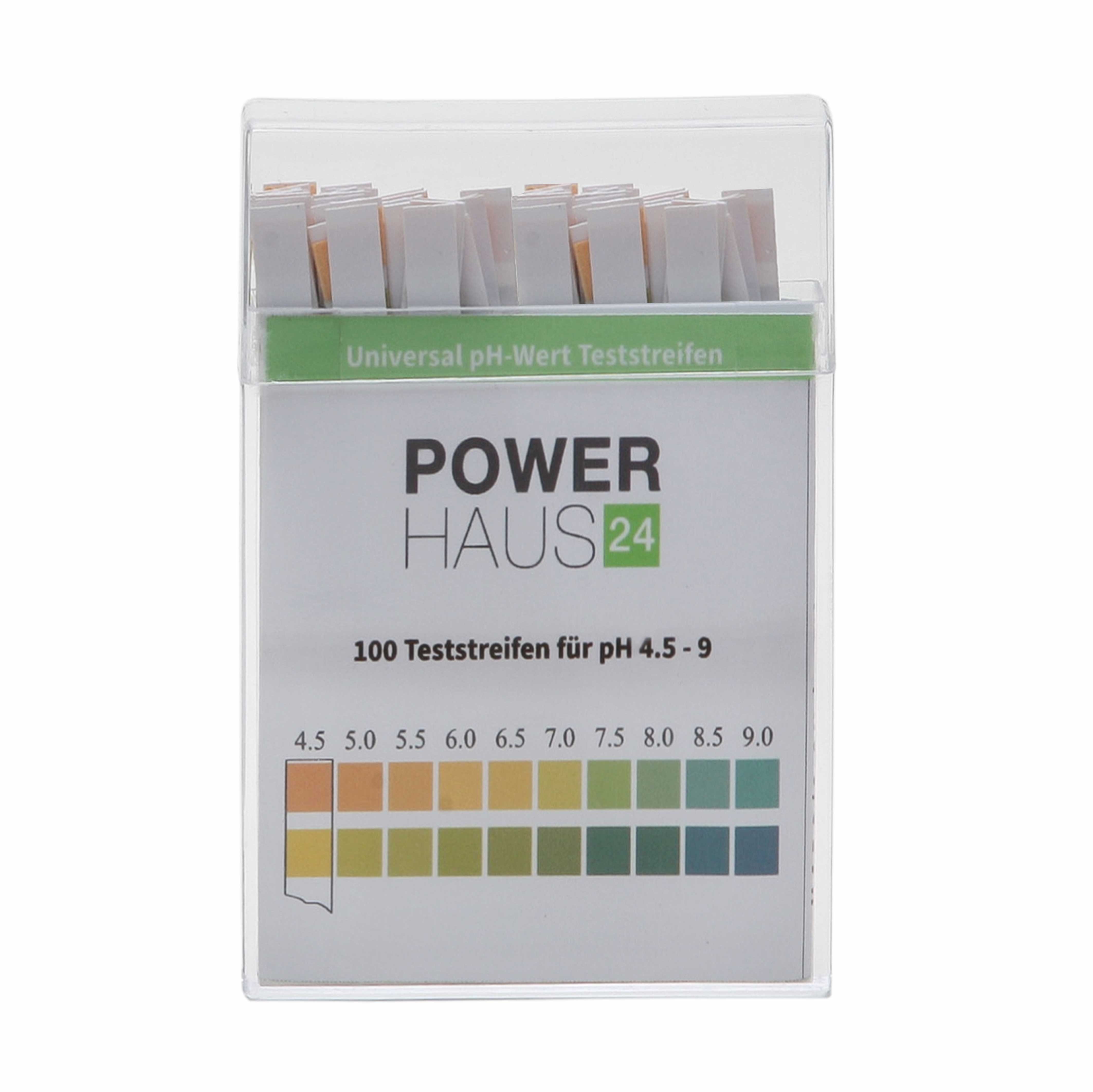 Keksdose POWERHAUS24 Urin & Speichel pH Teststreifen, Messb, Metal