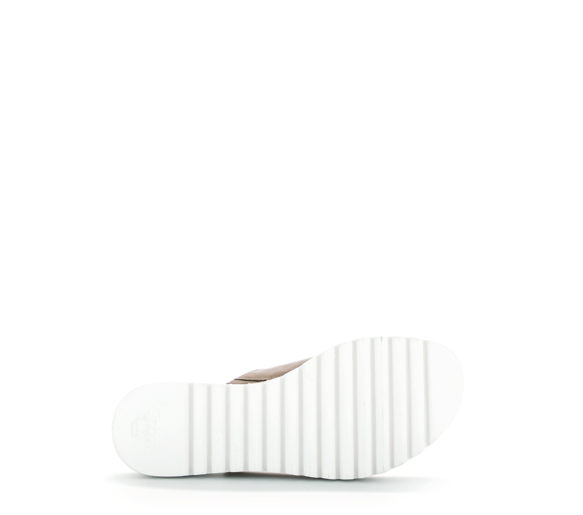 Gabor Pantolette Grau Nubuck 03.705.13 | Schuhhaus Strauch