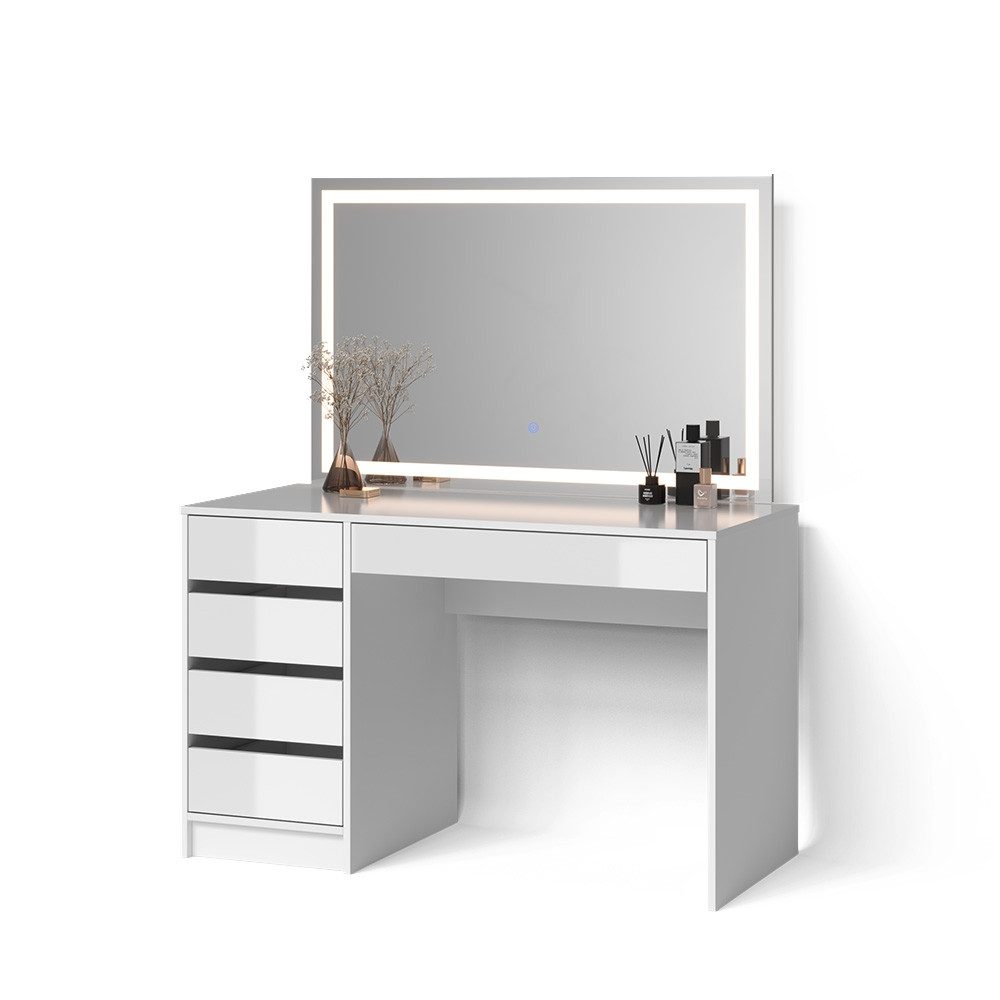 Livinity® Schminktisch Imola, Weiß, 120 cm günstig online kaufen