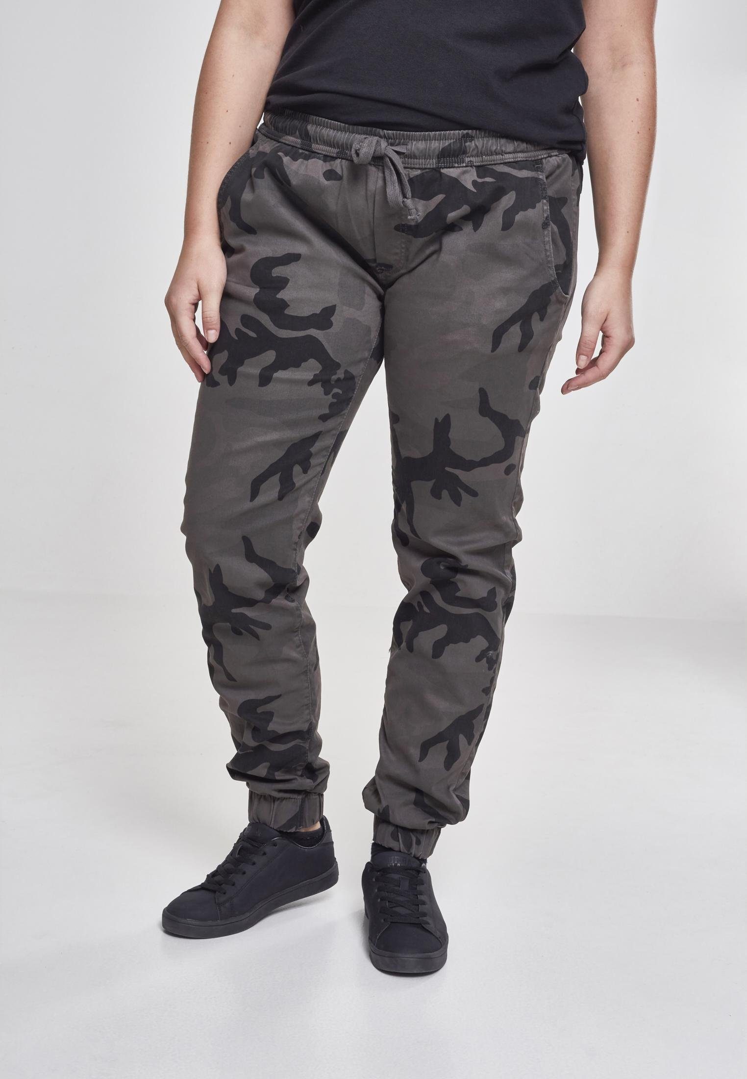 URBAN CLASSICS Trainingshose Ladies Camo Jogging Pants Trainingshose Damen