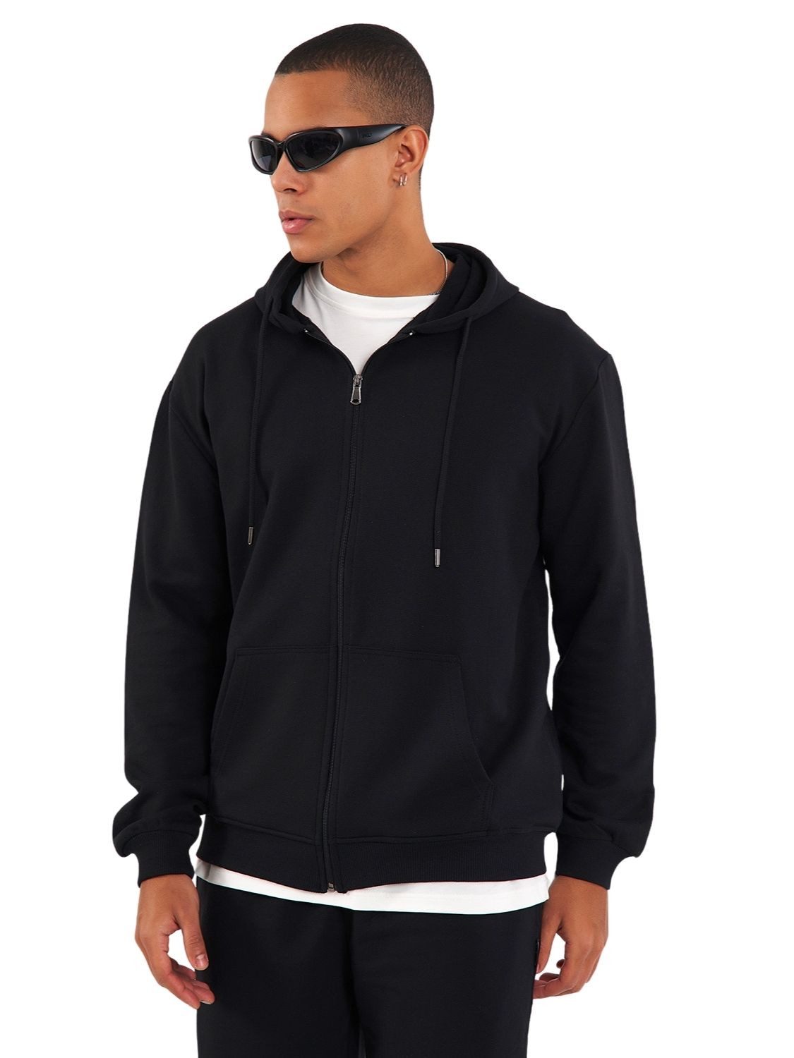 COMEOR Kapuzensweatjacke Herren Zip-Hoodie Kapuzenjacke Sweatshirt mit Reißverschluss