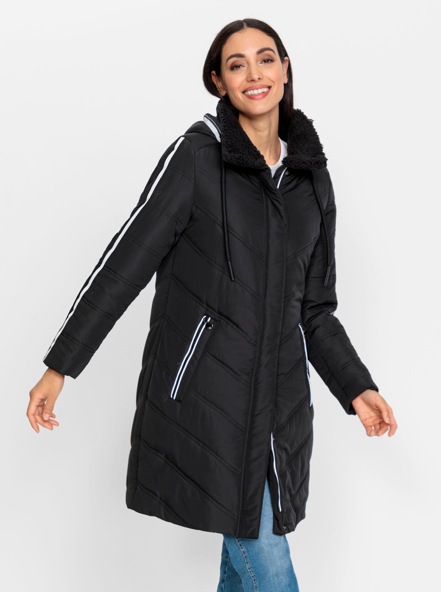 heine Langmantel Steppmantel