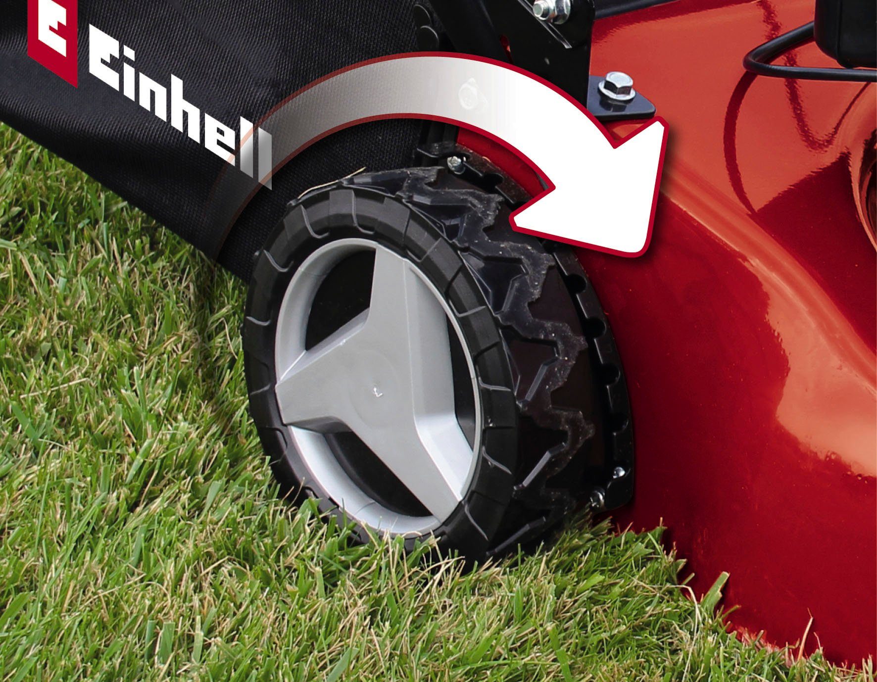 Einhell Benzinrasenmäher GC-PM 46/5 S, 46 cm Schnittbreite