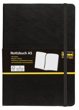 Idena Notizbuch Idena 10054 - Notizbuch DIN A5, blanko, Papier cremefarben, 192 Seiten