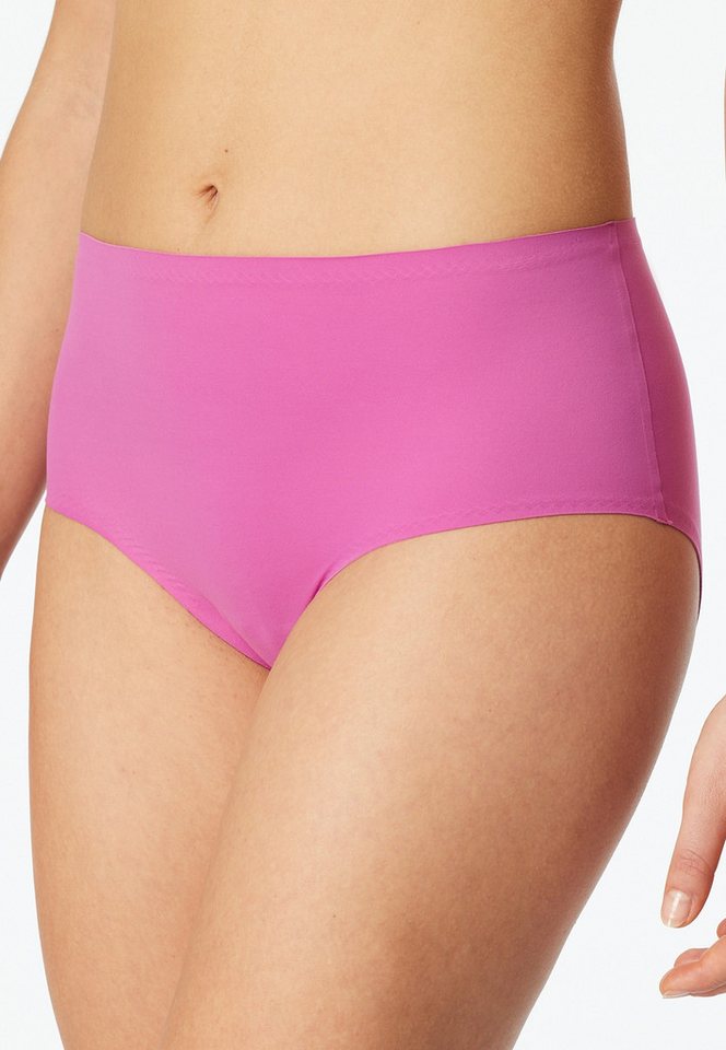 Schiesser Slip Invisible Soft Microfaser, Lasercut-Abschlüsse, hoher Bund