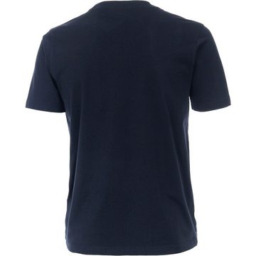 CASAMODA Rundhalsshirt Übergrößen CasaModa Basic T-Shirt dunkelblau