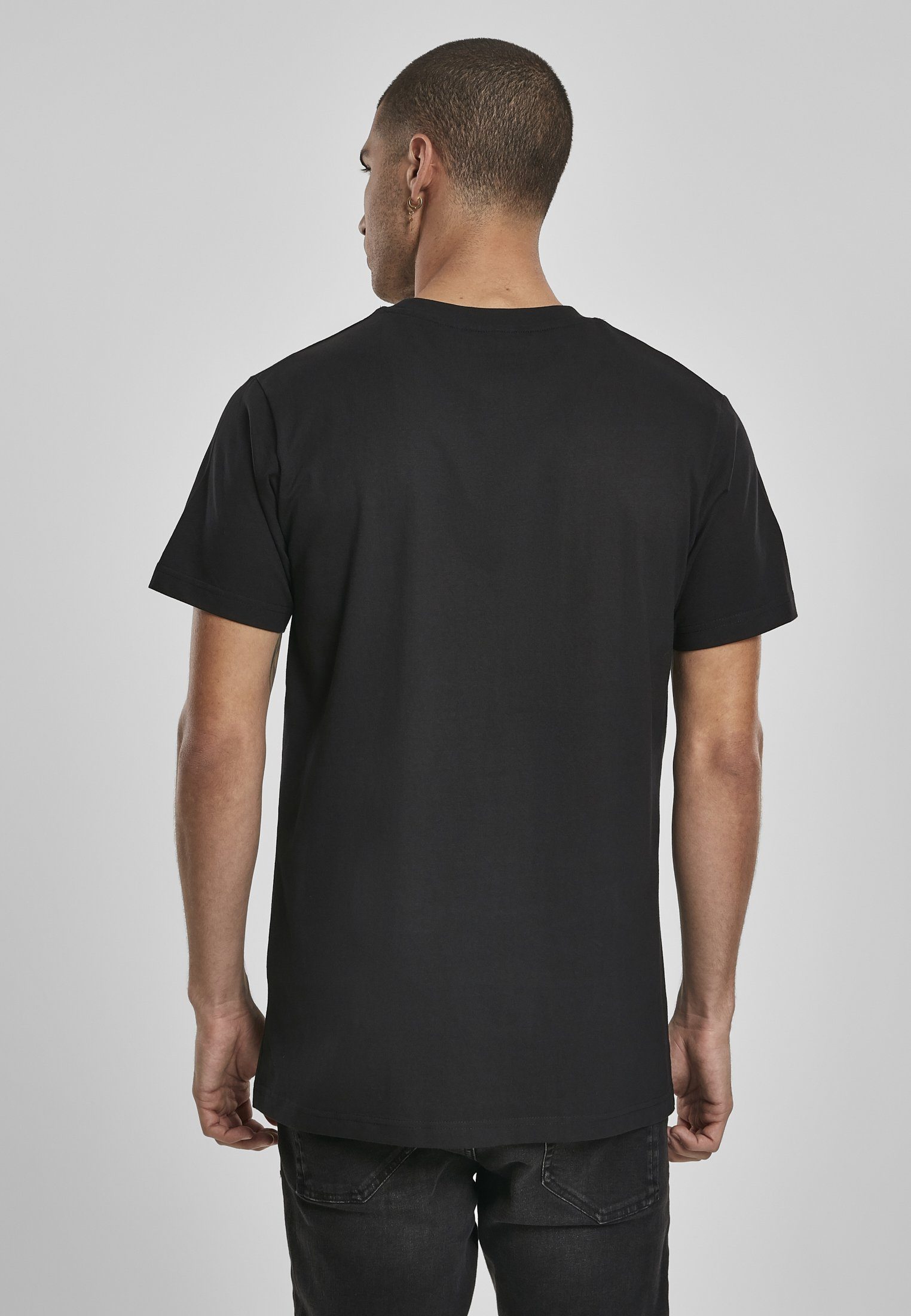 Herren (1-tlg) MT1174 T-Shirt black Plata Plata MisterTee Tee