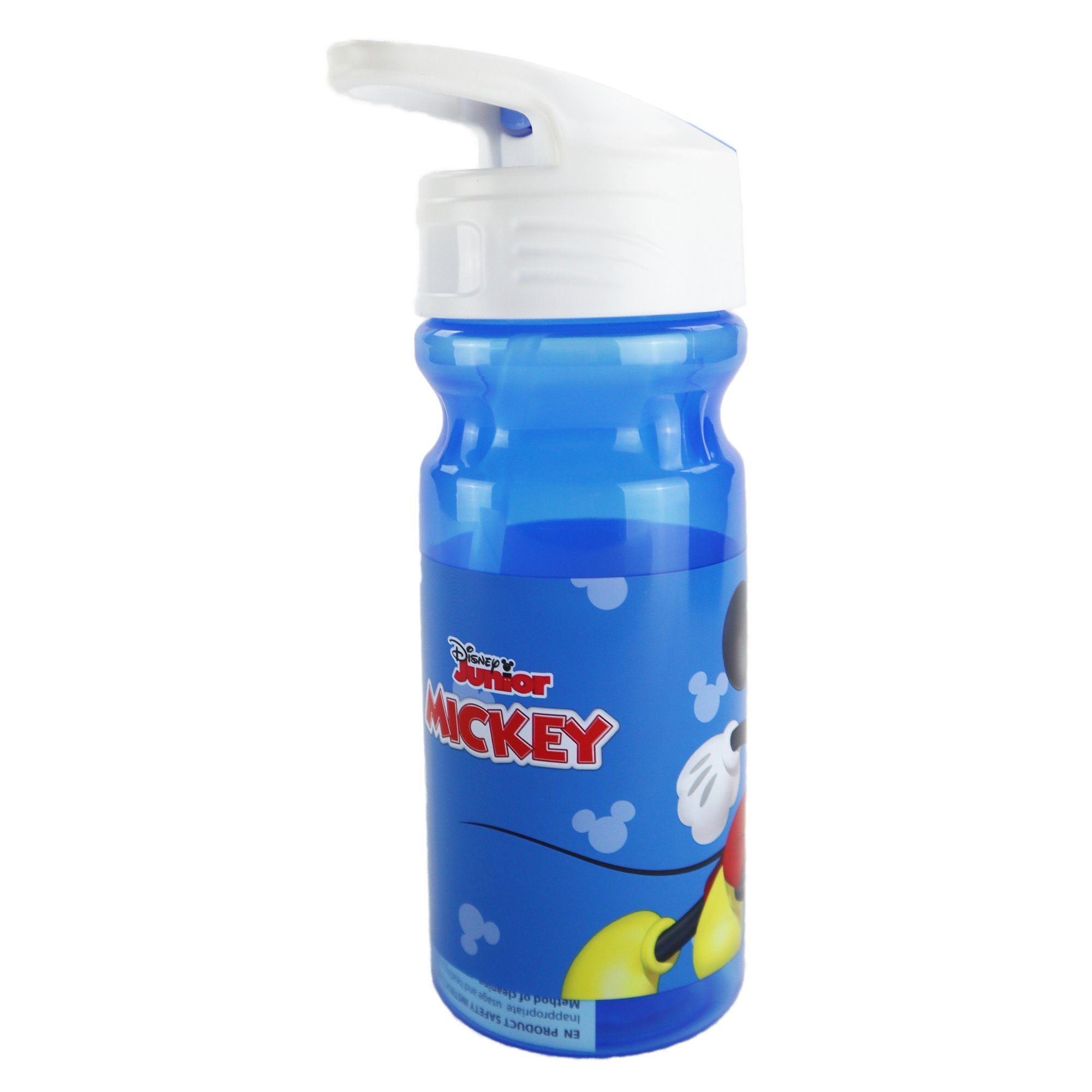 Disney Trinkflasche Disney Mickey Maus 500 Griff ml Wasserflasche Flasche Strohhalm