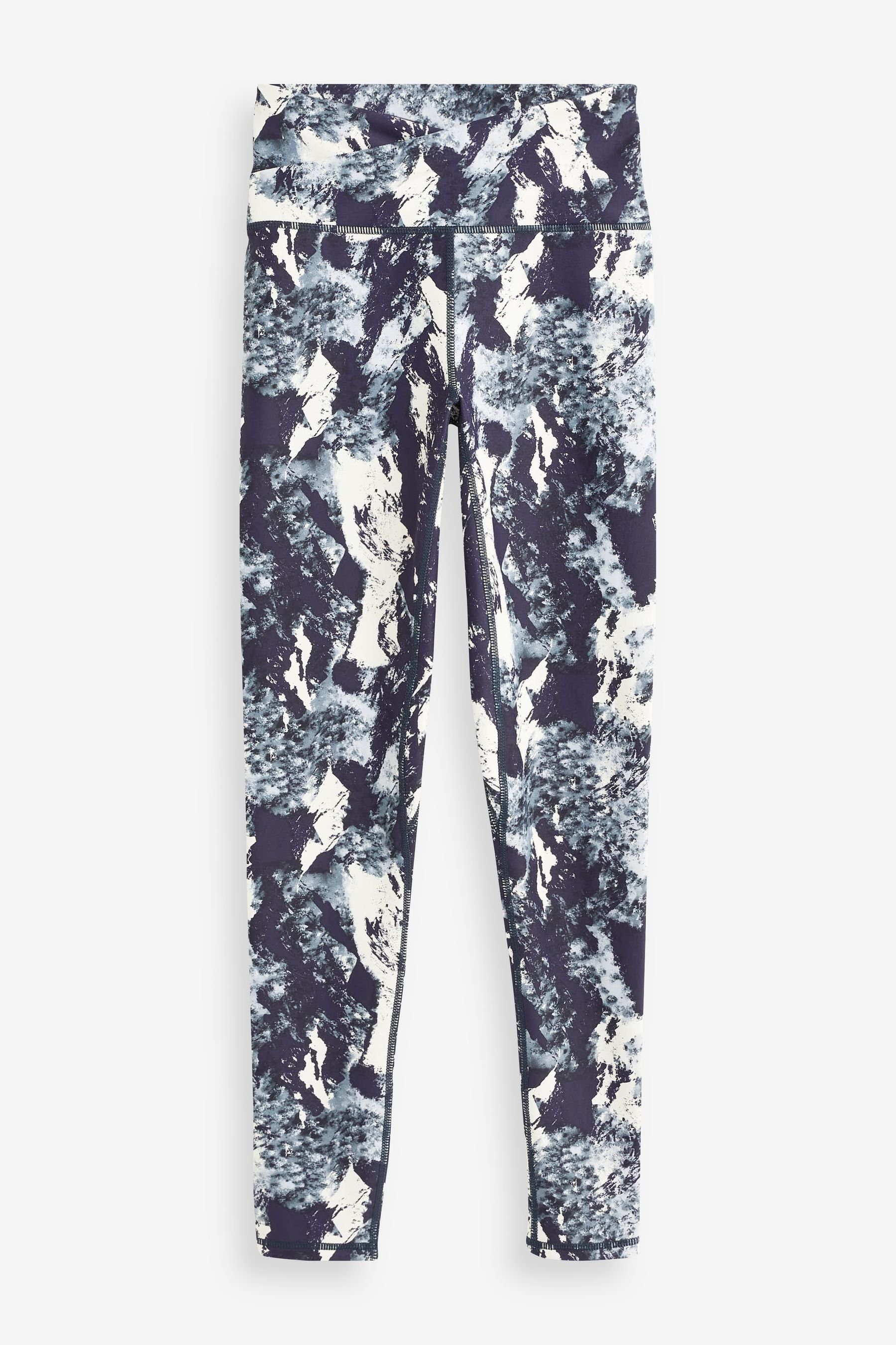 Next Funktionsleggings Next Active Sports Yoga-Leggings (1-tlg) Grey/Neutral Mountain Print