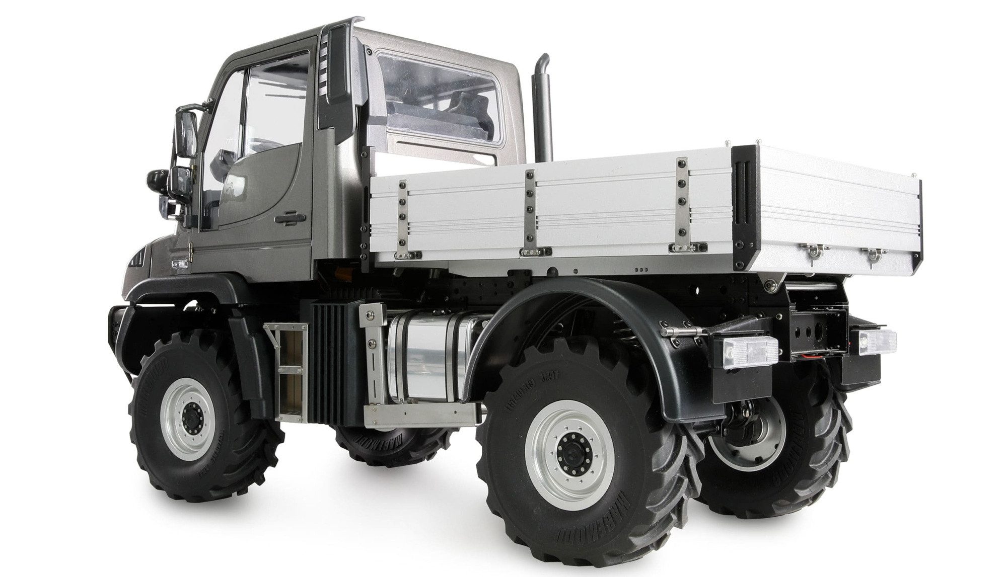 Amewi RC-LKW Amewi RCMercedes-Benz Unimog Geräteträger 4WD 1:10 ARTR anthrazit