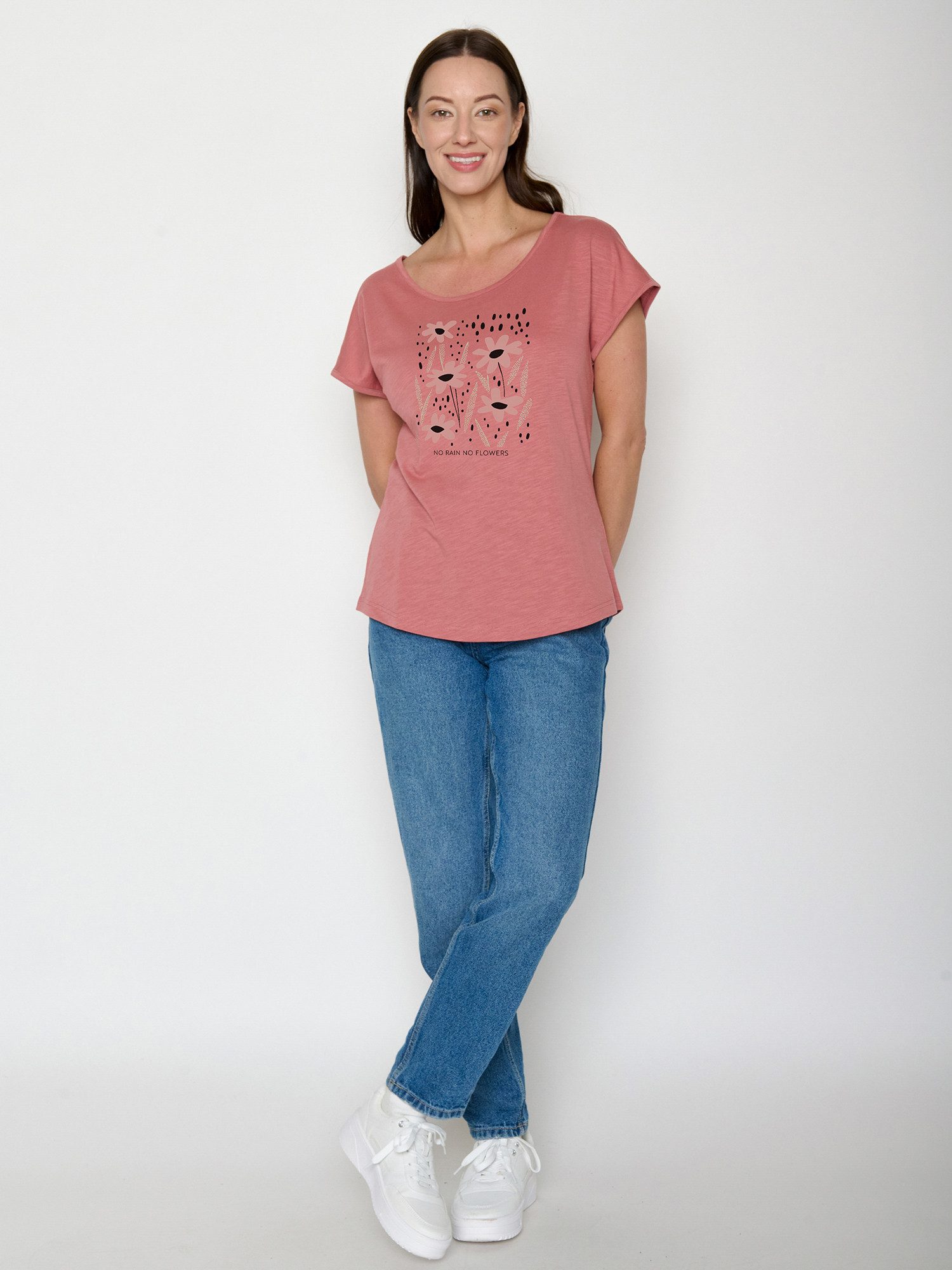 GreenBomb T-Shirt Cool No Rain (1-tlg) Rundhalsausschnitt, Bio-Baumwolle, GOTS Zertifiziert