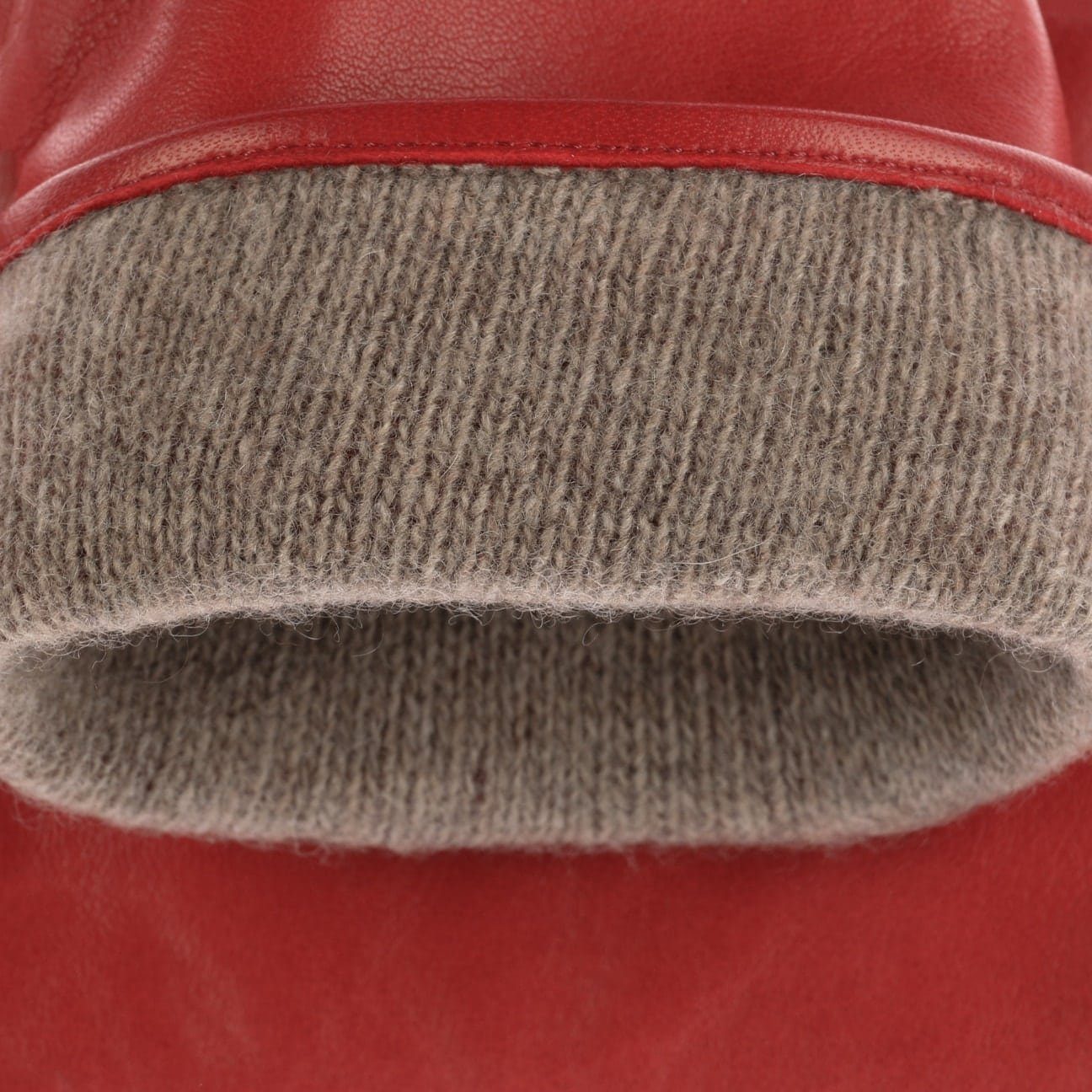 Lederhandschuhe mit Roeckl rot Futter Nappalederhandschuhe