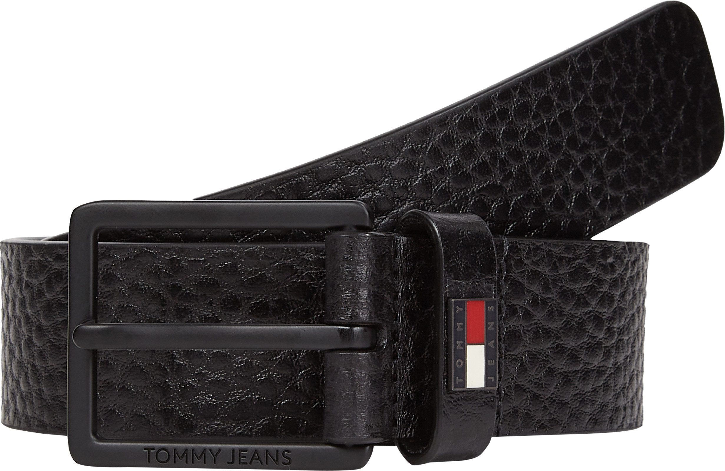 Tommy Jeans Ledergürtel TJM ELEVATED FLAG günstig online kaufen