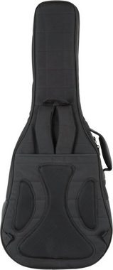 Shaman Gitarrentasche WGBT-4122BK für Westerngitarre, gepolsterte Westerngitarren-Tasche mit Rucksackgarnitur