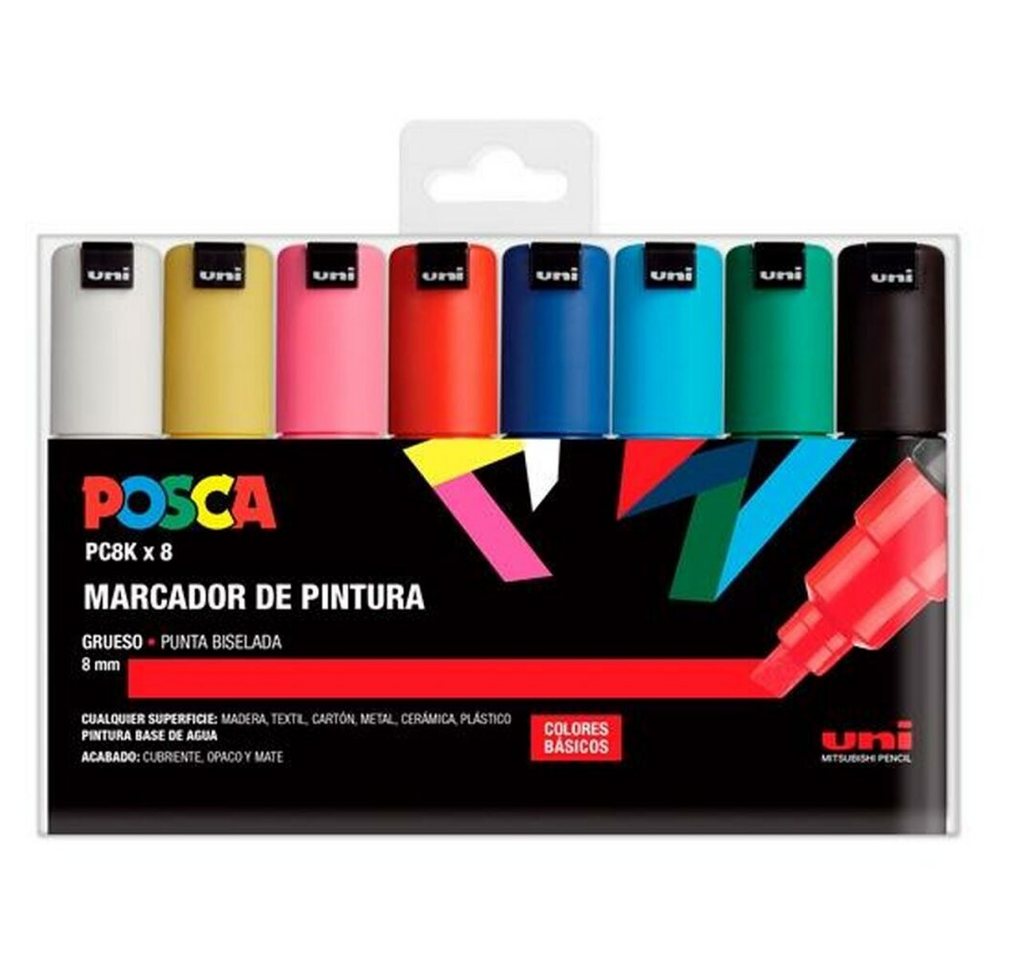 Thumbnail - POSCA Marker Marker-Set PC-8K Bunt 8 Stücke 1 Stück