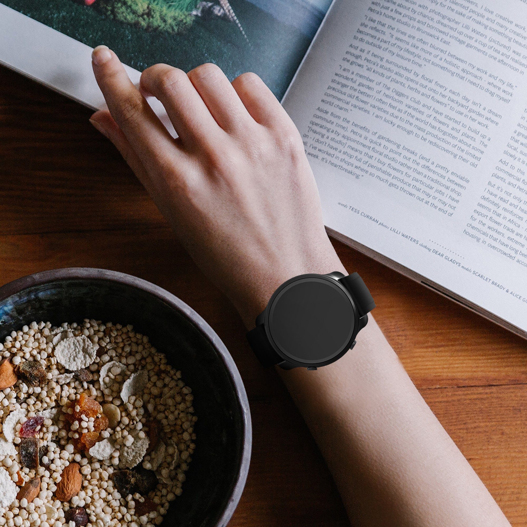 kwmobile 2x Silikon Hülle für Huami Amazfit GTR 2 / 2e Smartwatch, 2-tlg., Schutzhülle Fullbody Display Cover Set aus Silikon