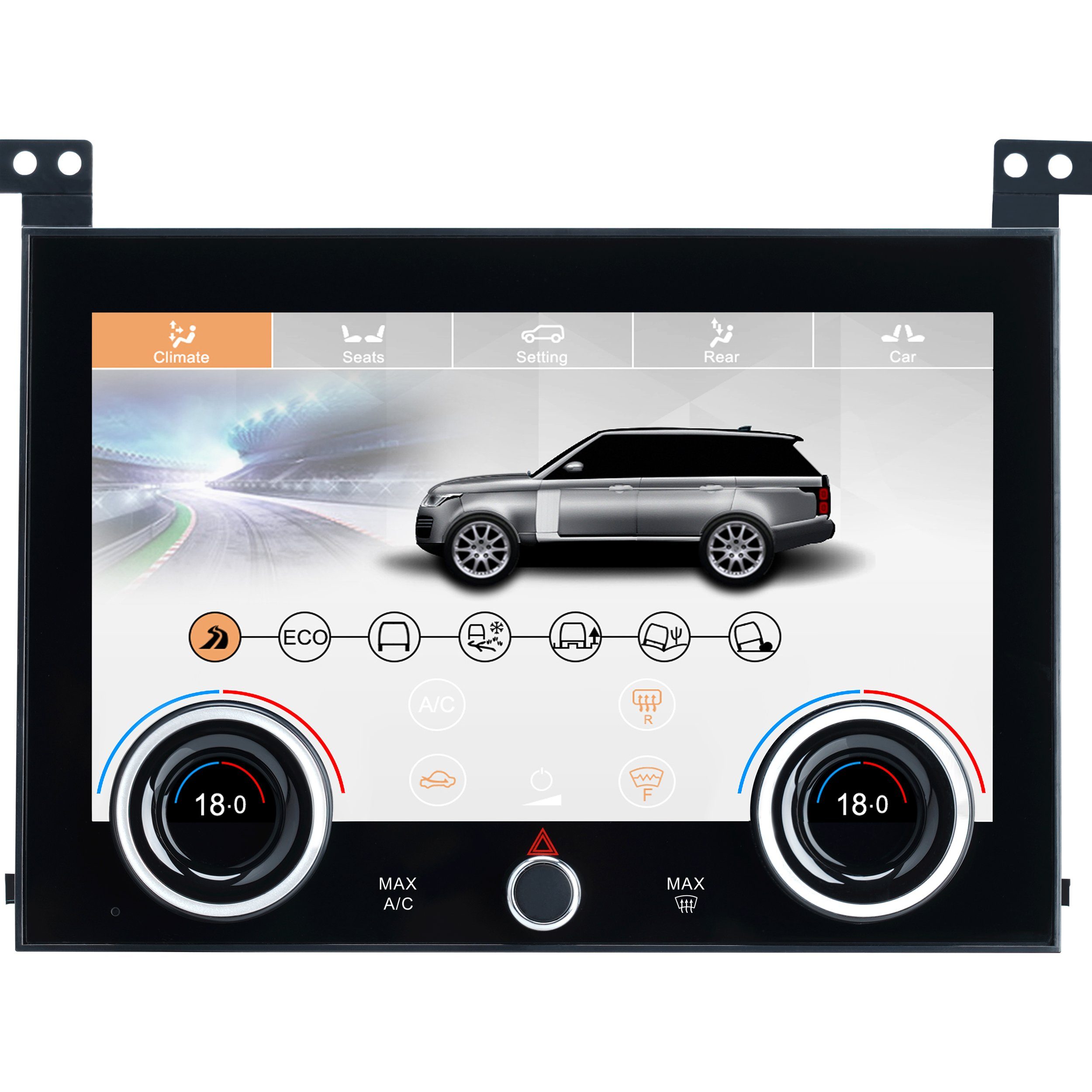 TAFFIO Tachometer Für Range Rover Vogue L405 13 -17 10" Touchscreen AC Klima Bedienteil
